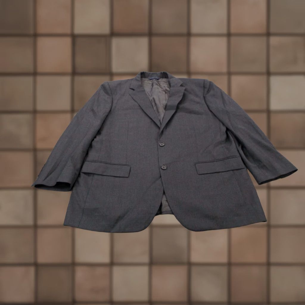 Brooks Brothers Brooks Brothers Blazer Gray Wool Vitale Barberis Canonico Sports Coat 46R Mens Size 46R - 1 Thumbnail