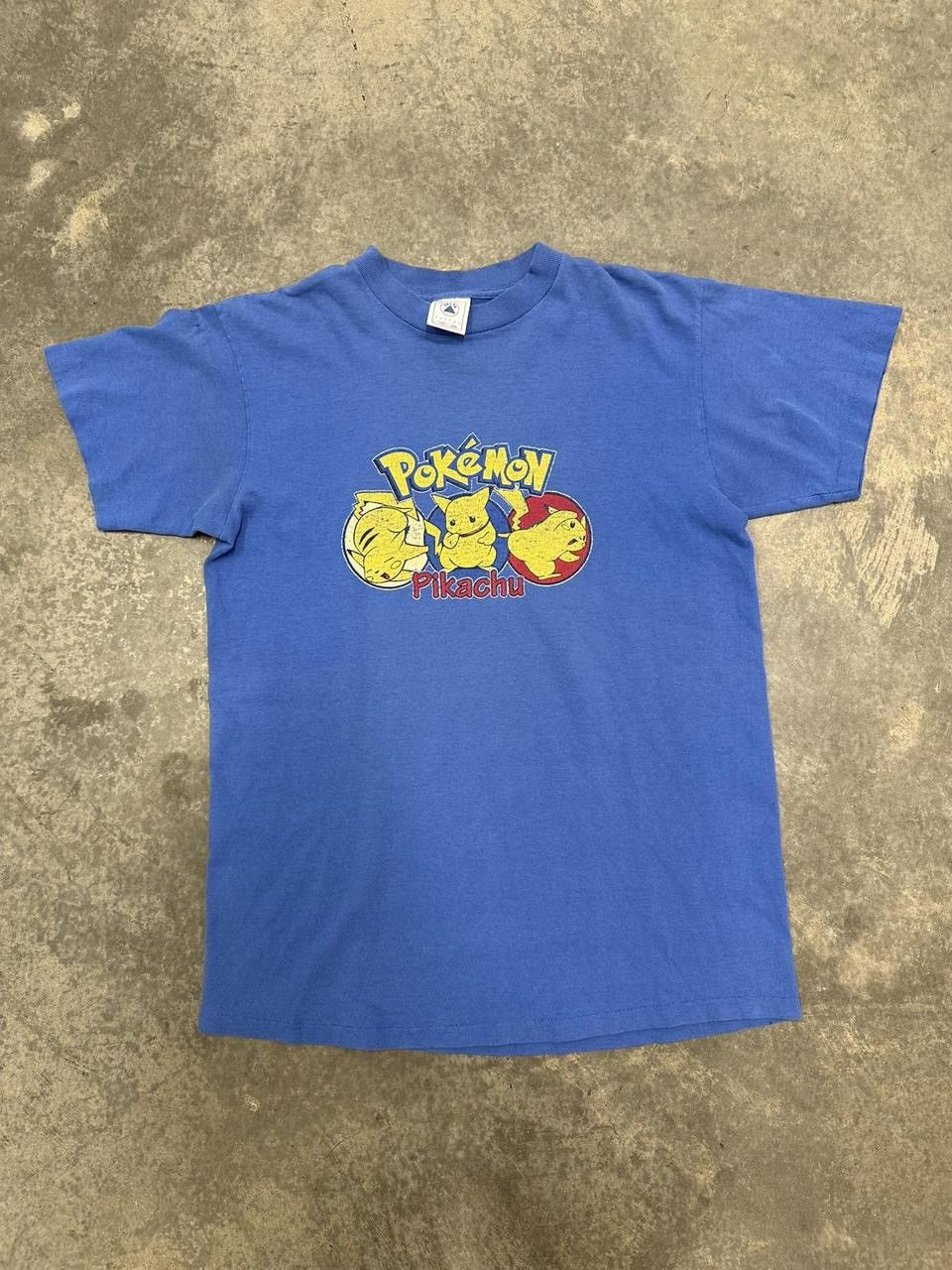 Pokemon Vintage 90s Pokemon Pikachu Graphic Shirt Size Medium Size US M / EU 48-50 / 2 - 1 Thumbnail