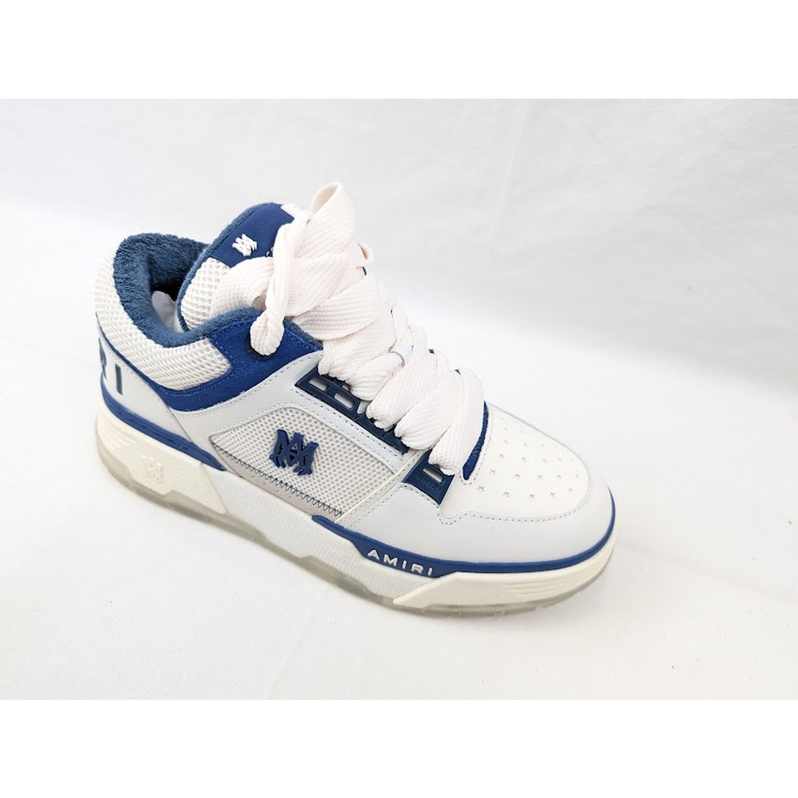 Amiri o1rshd1 Q:3 / MA-1 Low-Top Sneakers in Navy / White Size US 12 / EU 45 - 2 Thumbnail