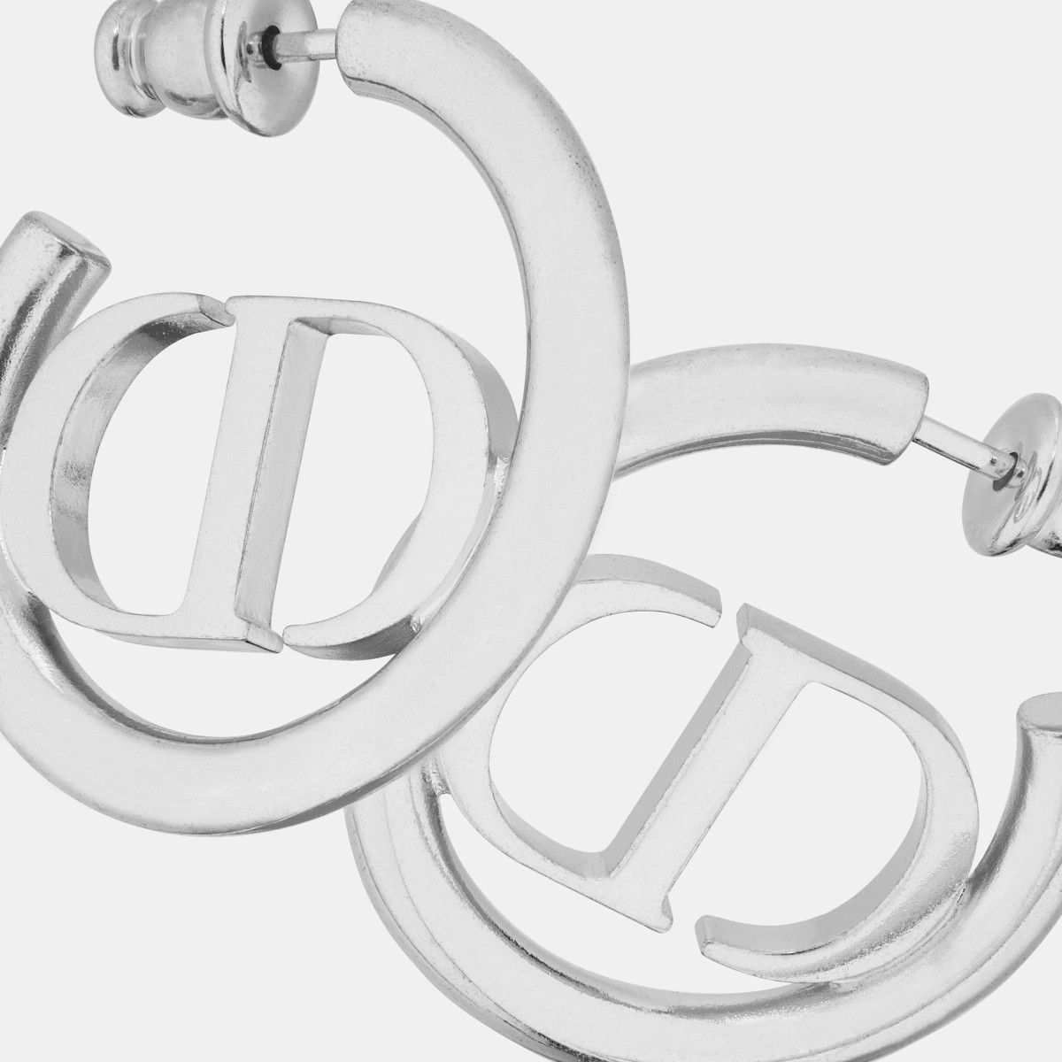 Dior o1bcso1str0126 Size:OS/30 Montaigne Earrings in Silver Size ONE SIZE - 3 Thumbnail