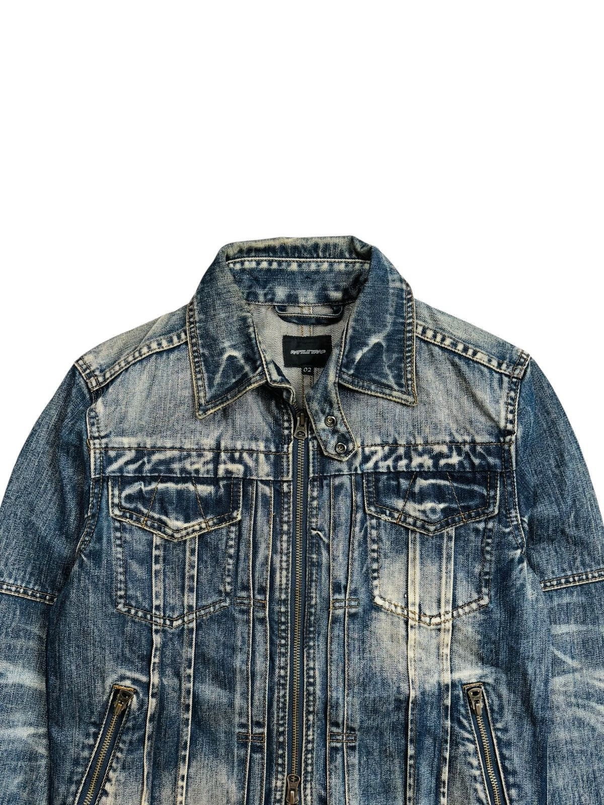 If Six Was Nine 2000s Rattle Trap - Apocalypse Style Mud Wash Denim Jacket Size US M / EU 48-50 / 2 - 5 Thumbnail