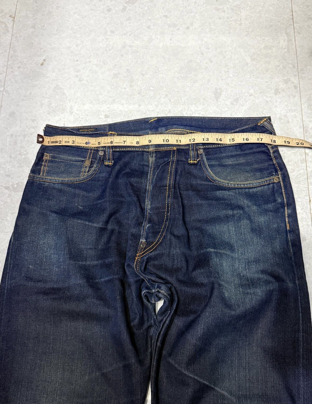 Evisu Evisu* Dairock Tiger Print Jean Size US 33 - 9 Thumbnail