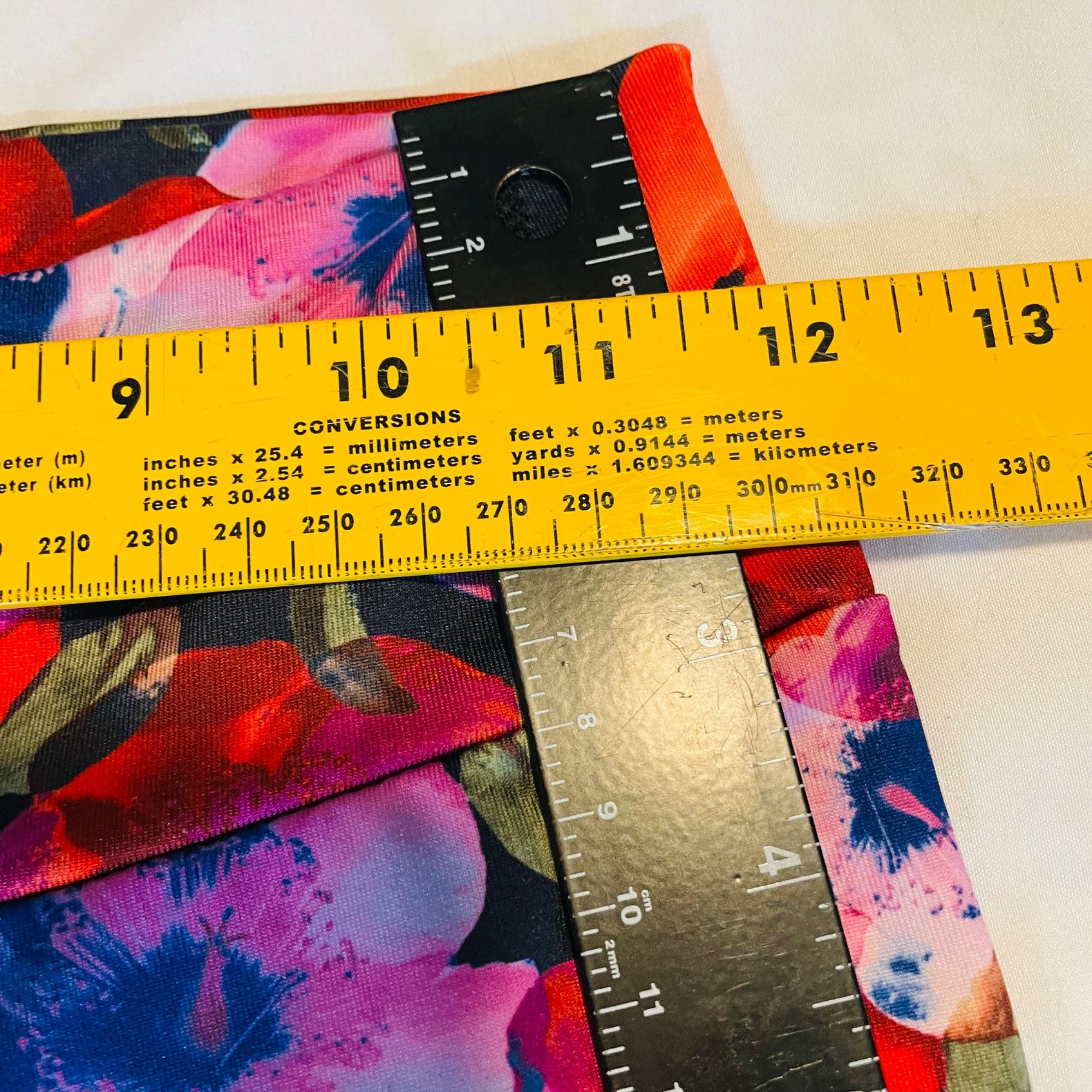 Other KOS USA Womens Floral Print Leggings Size S Stretch Fitness Size 26" / US 2 / IT 38 - 5 Thumbnail