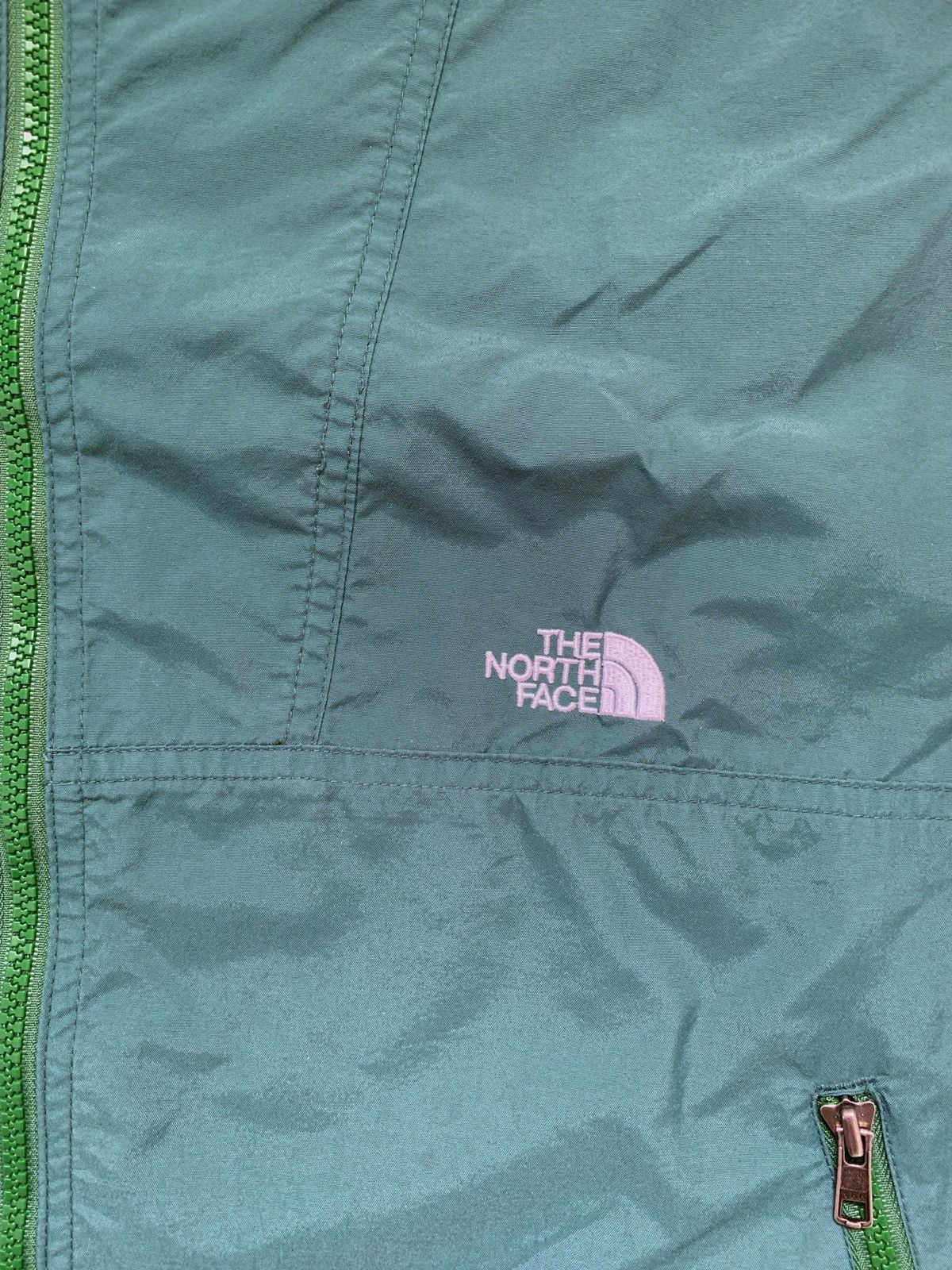The North Face The North Face Windbreaker Green Jacket Size US XL / EU 56 / 4 - 4 Thumbnail