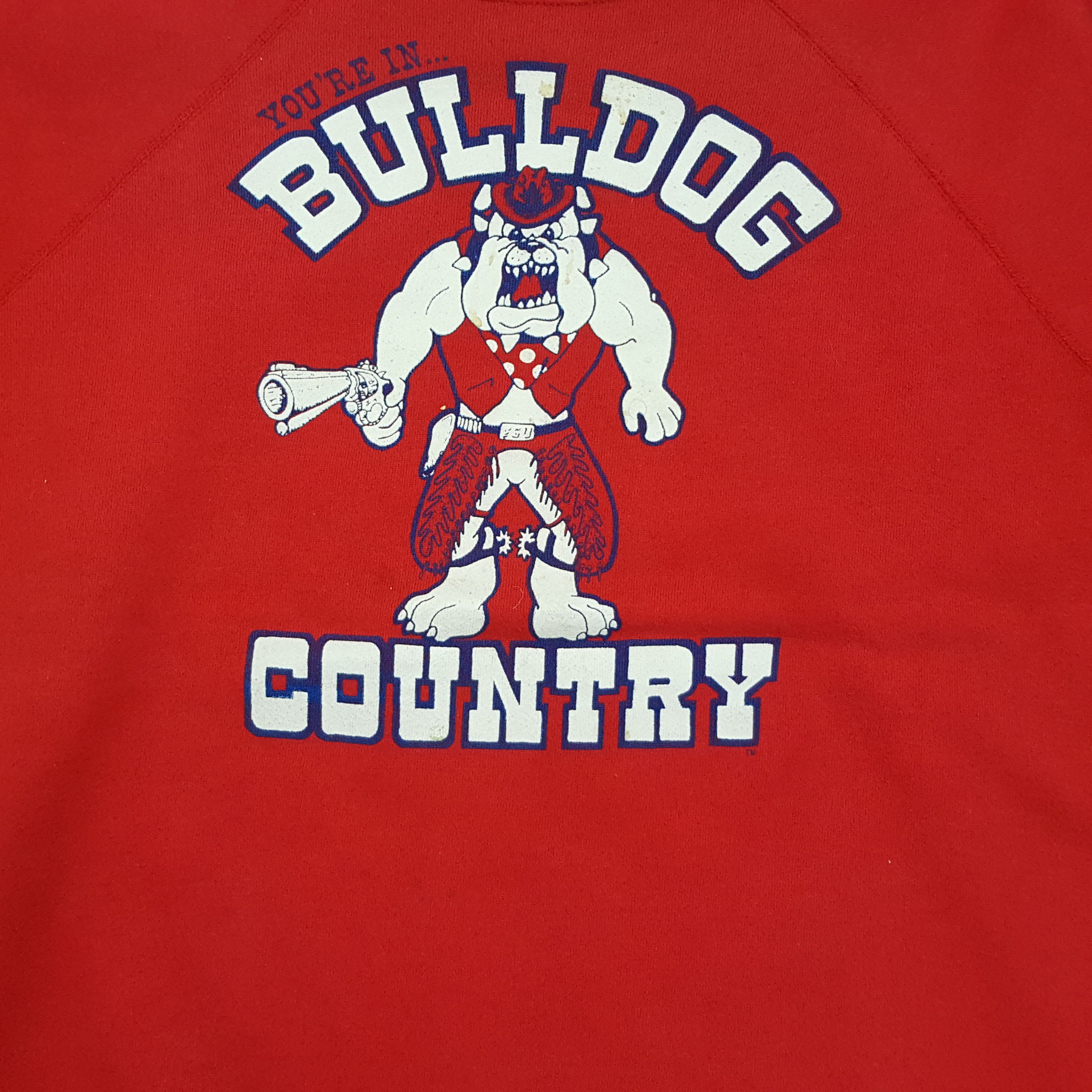 Vintage Vintage Bulldog Country American Football Team Sweatshirts Size US L / EU 52-54 / 3 - 2 Thumbnail