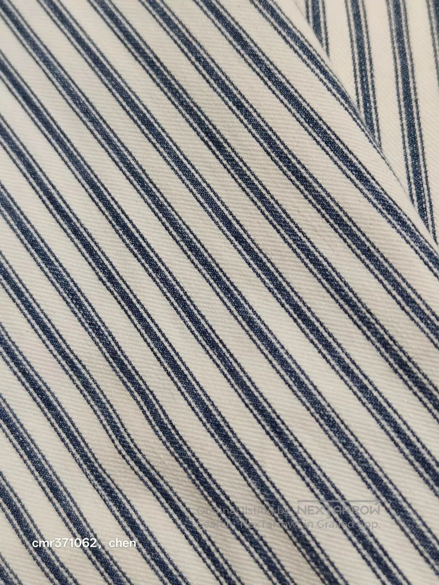 Visvim Blue Striped Button-Up Shirt Size M. Size US M / EU 48-50 / 2 - 7 Thumbnail