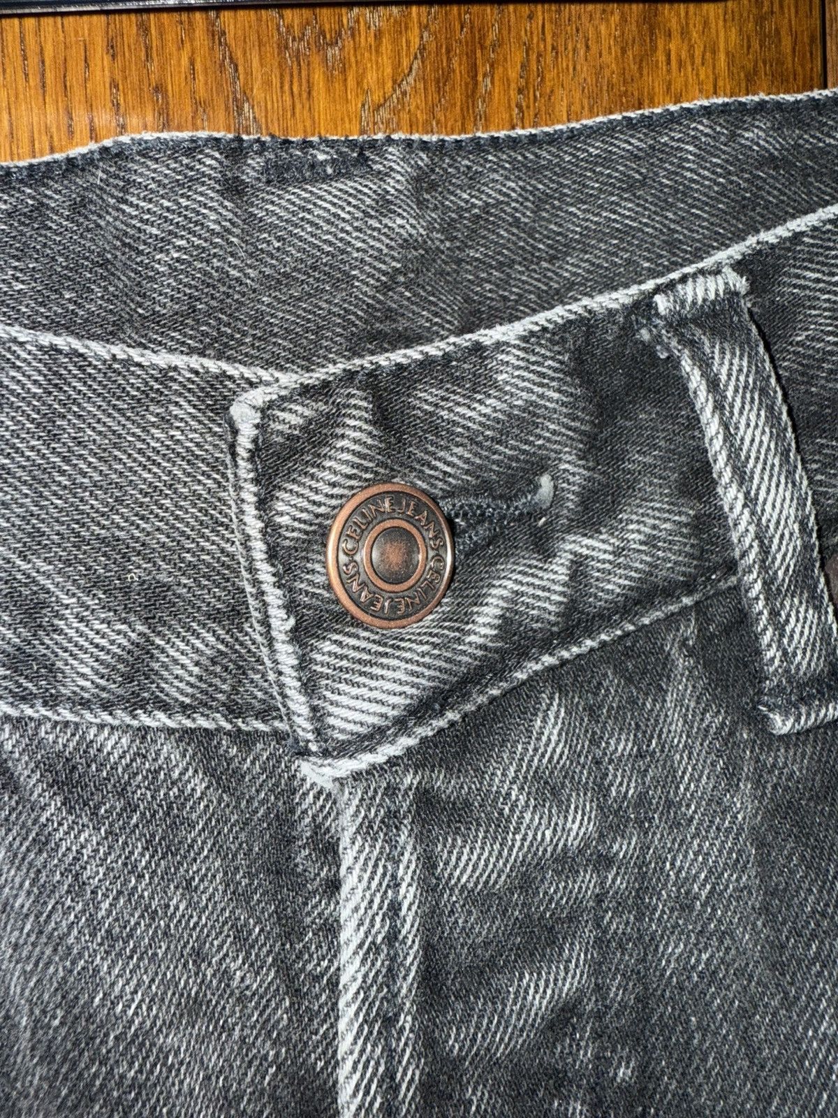 Celine $1.3k FW24 Celine Wesley grey jeans straight loose leg Hedi Size US 29 - 12 Thumbnail