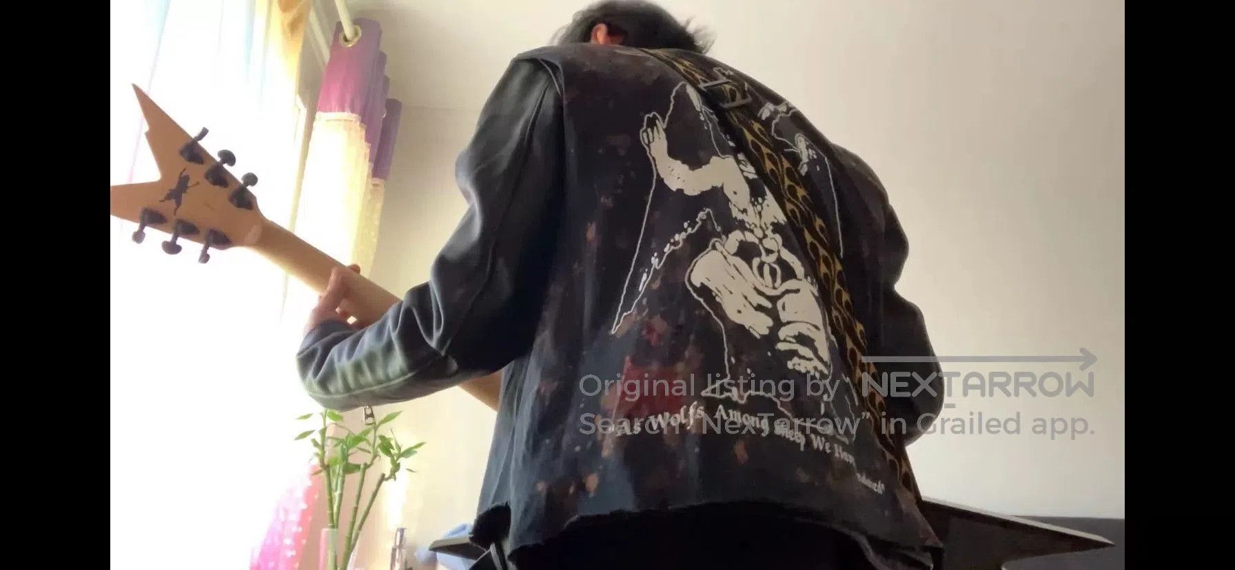 Schott CGJoey Modified Black Metal Leather Jacket. Size US M / EU 48-50 / 2 - 5 Thumbnail