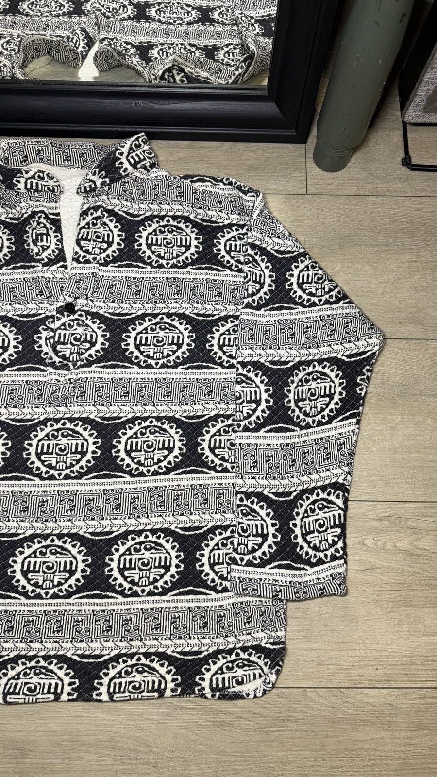 Other Vintage 1990s Aztec / Mayan All Over Print Crewneck Size US XL / EU 56 / 4 - 5 Thumbnail