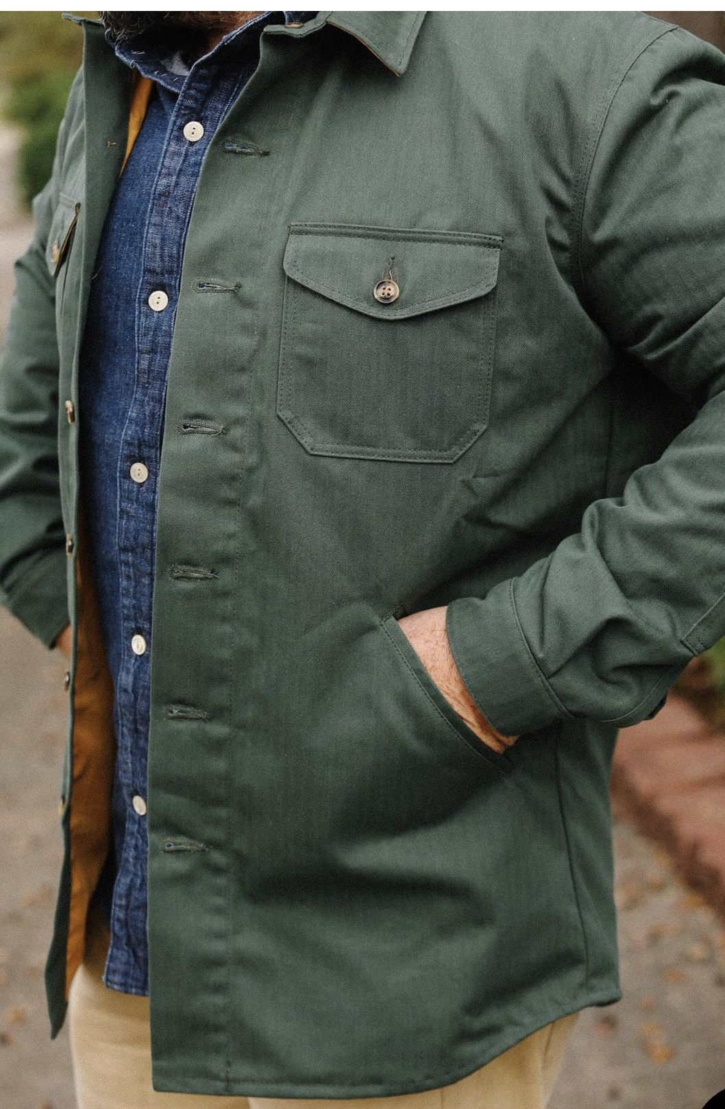 Dehen 1920 Dehen 1920 Waxed canvas Crissman overshirt Size US L / EU 52-54 / 3 - 3 Thumbnail