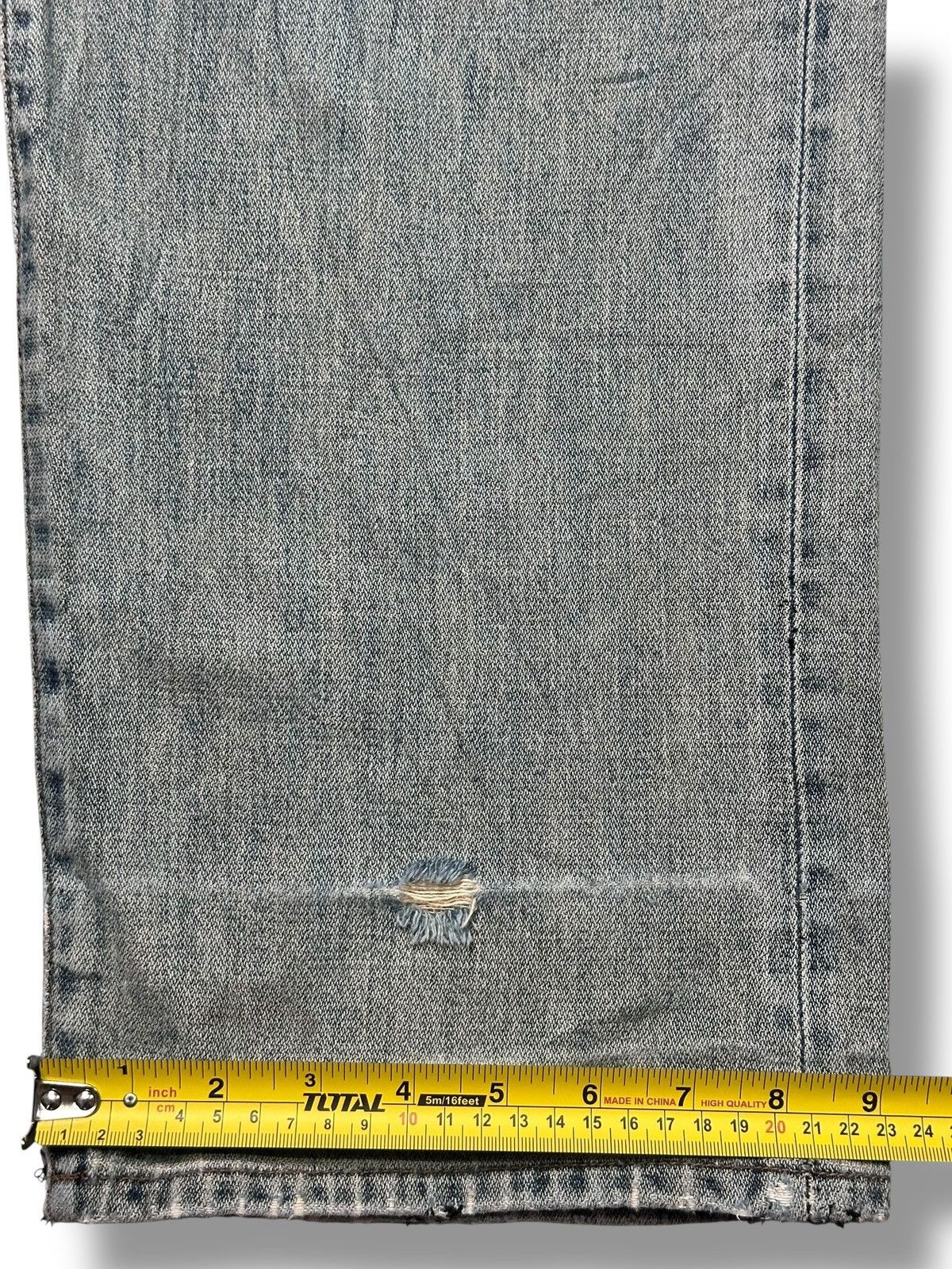 Wrangler Wrangler Vintage With Distressed Baggy Loose Style & Faded Size US 33 - 14 Thumbnail