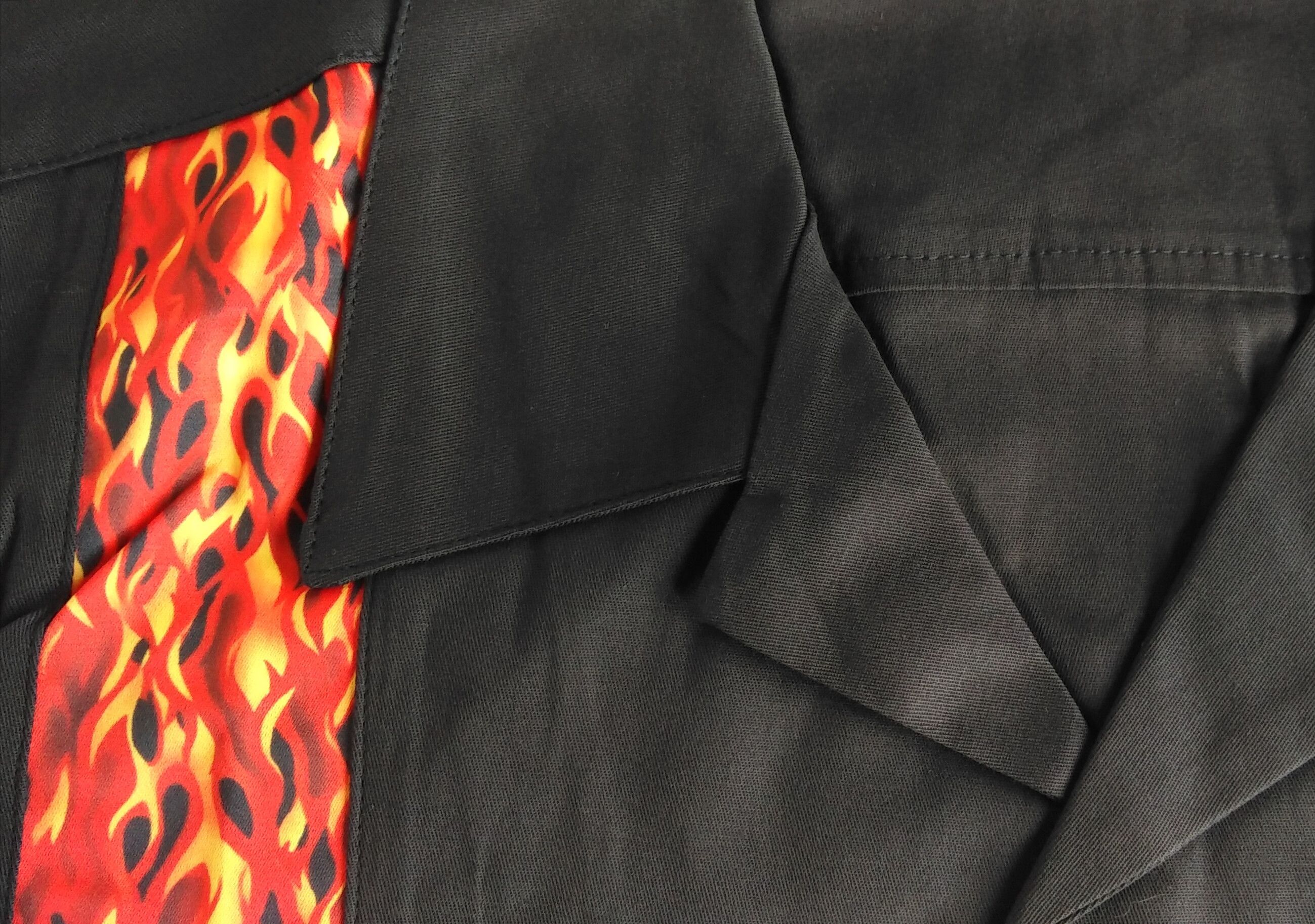 Other Casual men shirt black panel fire pattern shirts Size US XL / EU 56 / 4 - 6 Thumbnail