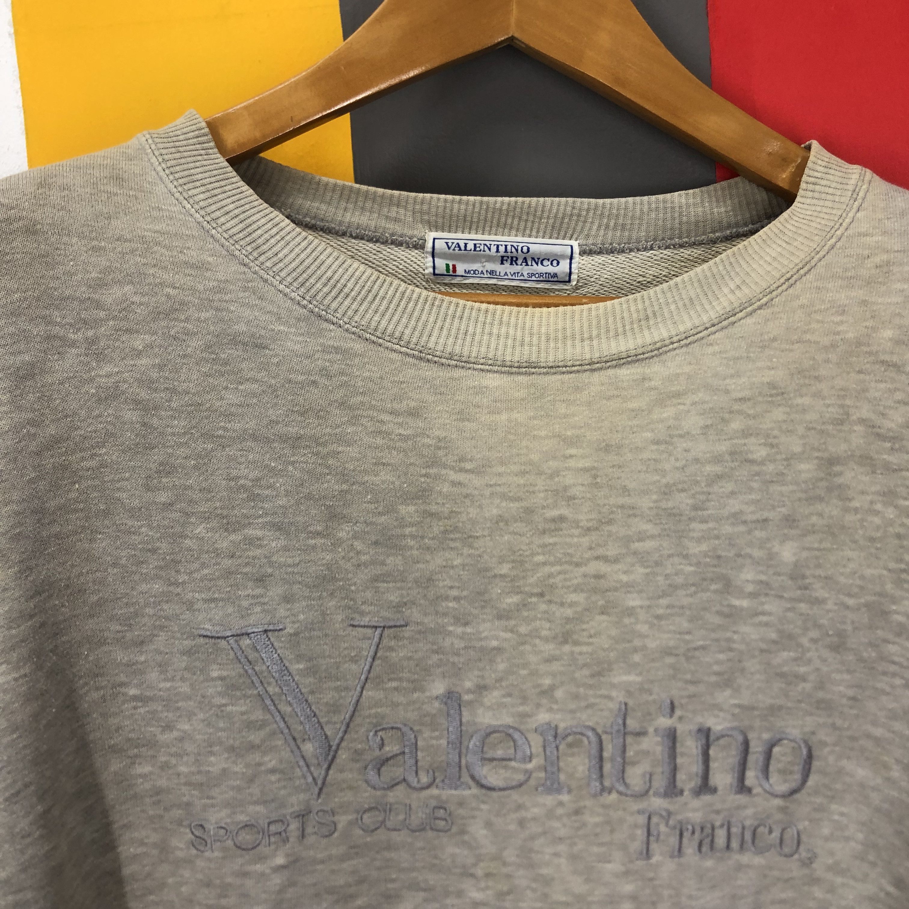 Other Thrashed VALENTINO FRANCO Crew Neck Sweatshirt #1643/03 Size US L / EU 52-54 / 3 - 4 Thumbnail