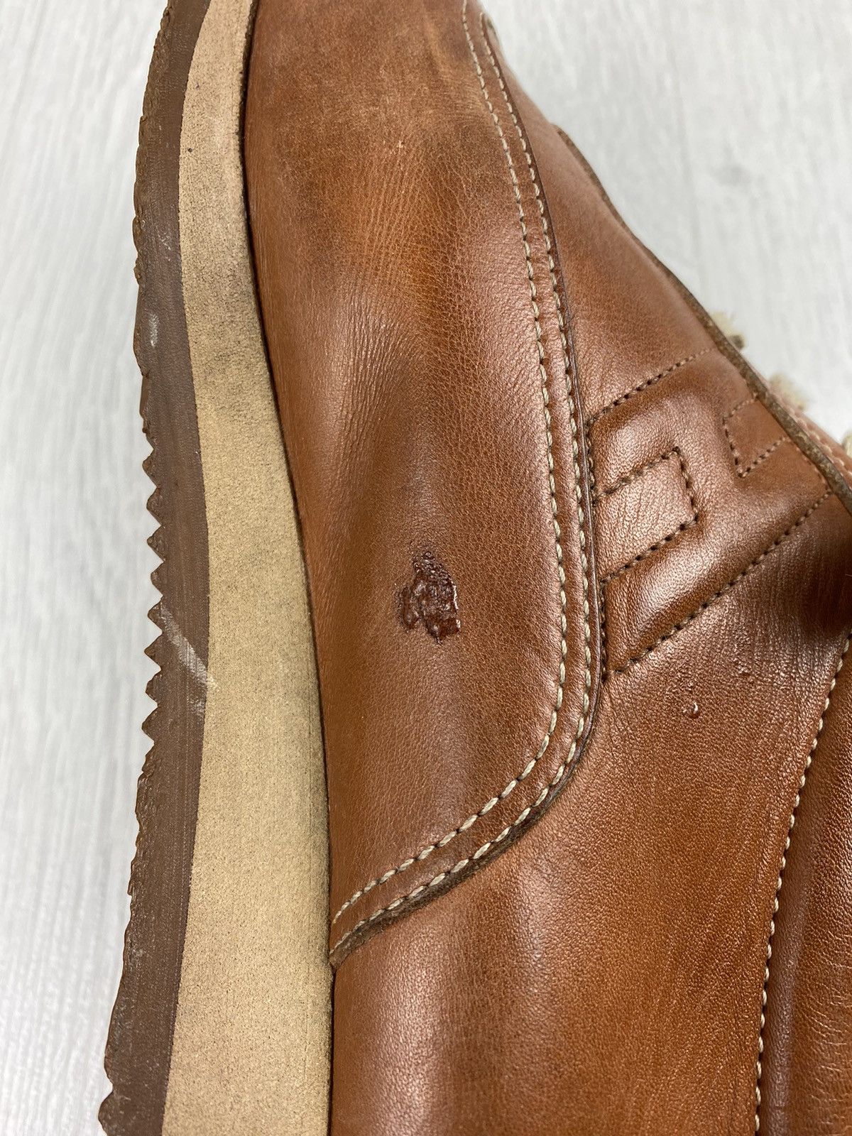 Hermes Vintage Hermes Leather Sneakers Shoes Brown 41 Size US 8 / EU 41 - 8 Thumbnail