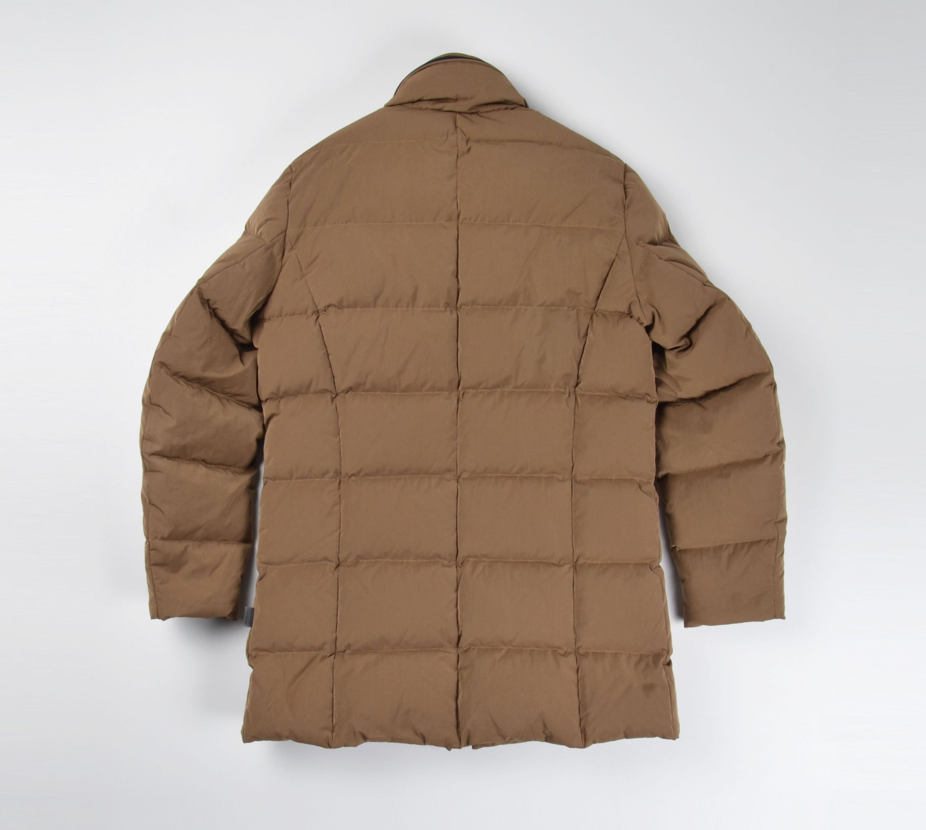 Armani Collezioni Armani Collezioni Padded Down Full Zip Beige Jacket Size US S / EU 44-46 / 1 - 3 Thumbnail