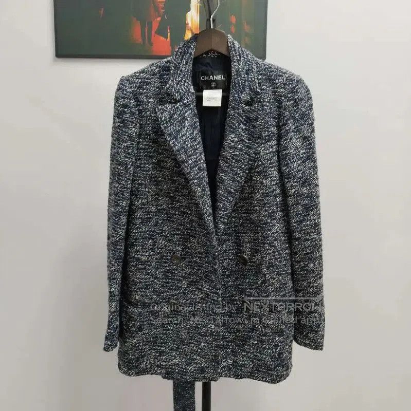 Chanel Chanel Gray Cotton-Blend Women's Cardigan . Size XXS / US 00 / IT 34 - 1 Thumbnail
