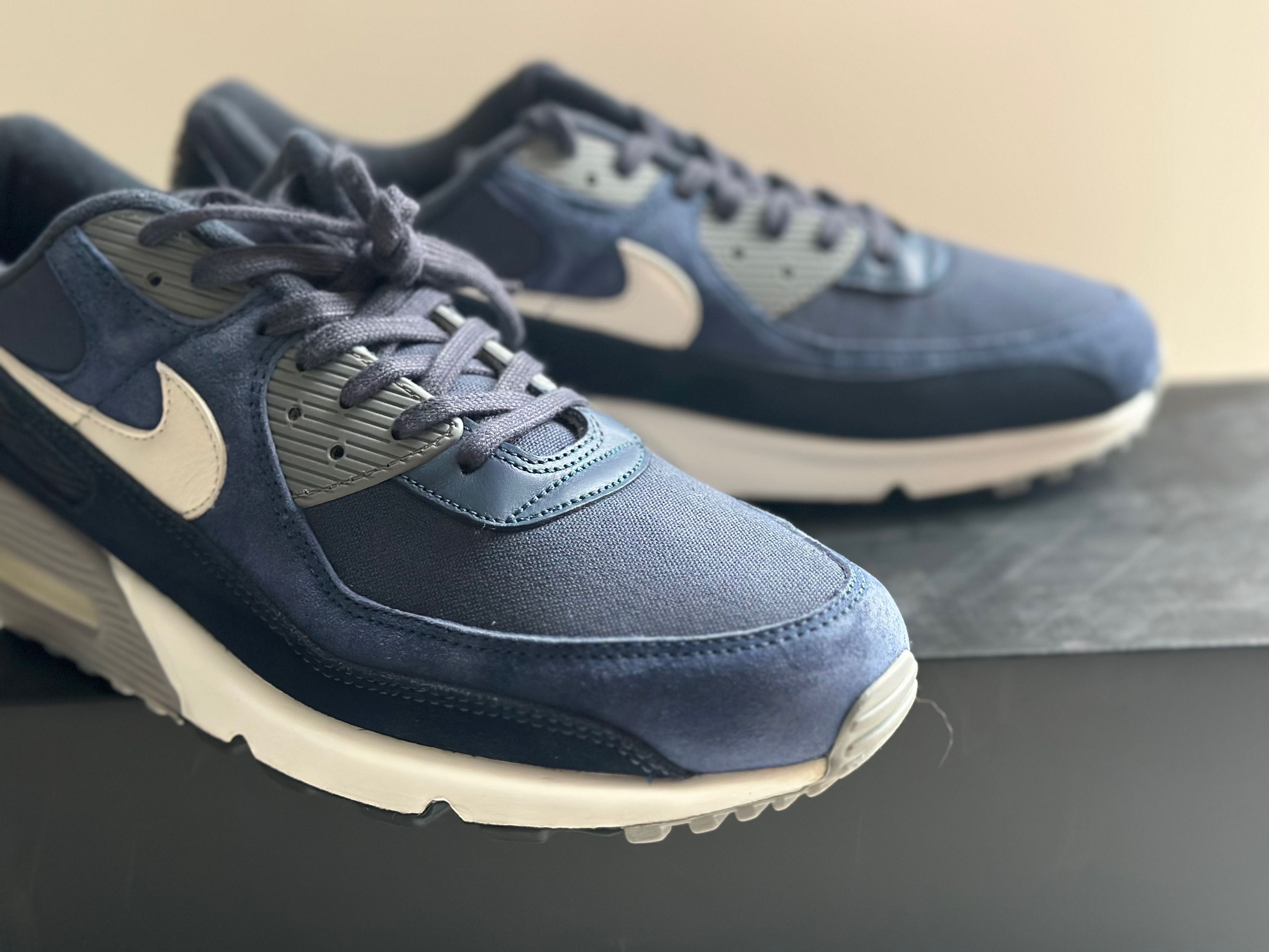 Nike Air Max 90 Premium (DA1641-400) - Obsidian - Size 14 Size US 14 / EU 47 - 3 Thumbnail