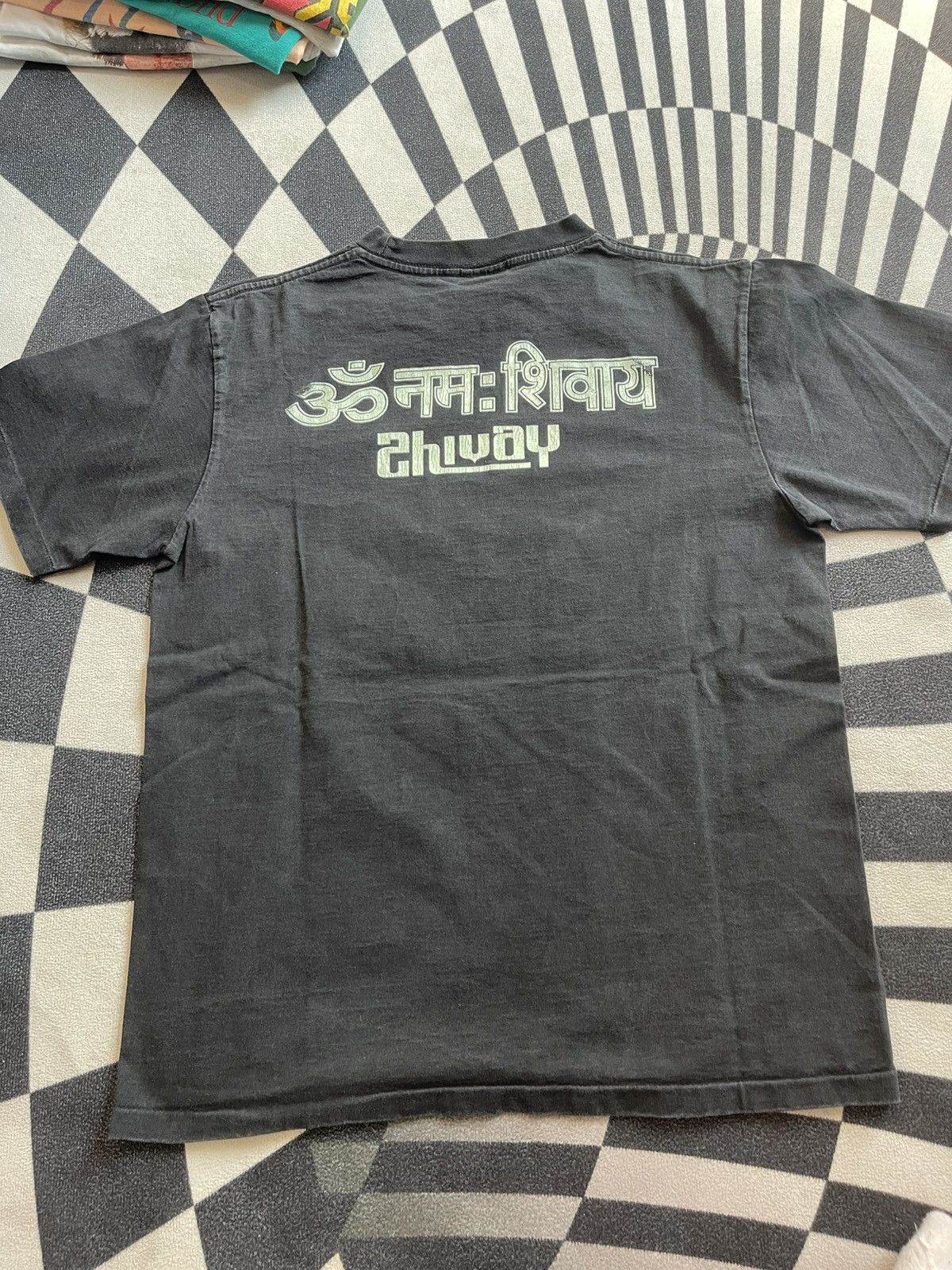 Vintage Vintage Alice Blue Tattoo "Om Namah Shivaya" Shiva T-Shirt Size US S / EU 44-46 / 1 - 4 Thumbnail