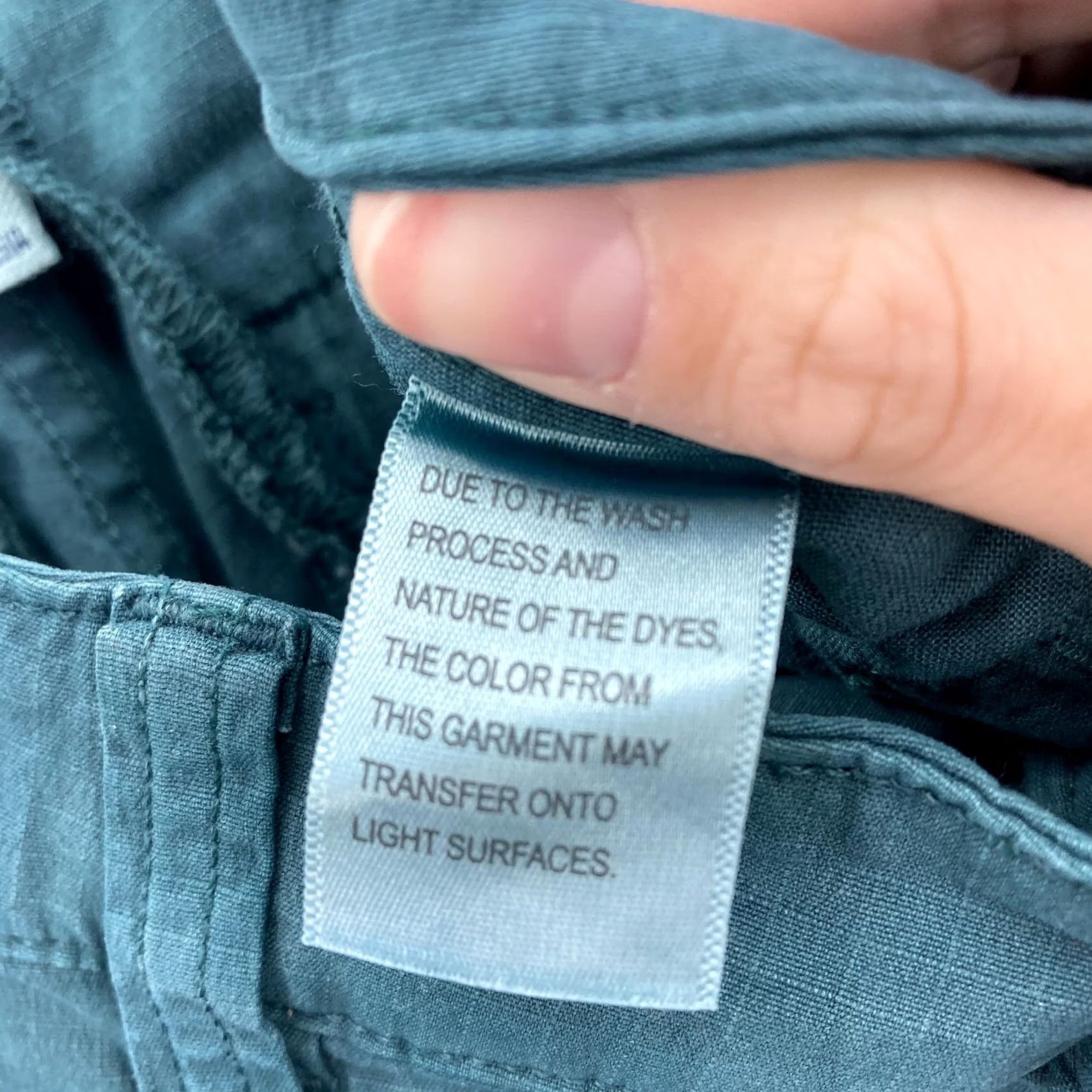 Altea Duluth Pants Womens 2 Teal Blue Ripstop Stretch Workwear Button-Front Size 26" / US 2 / IT 38 - 5 Thumbnail