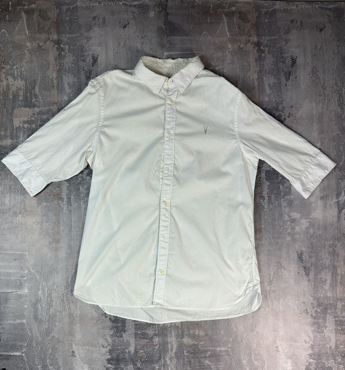 Allsaints Allsaints white mens shirt Size L Size US L / EU 52-54 / 3 - 1 Thumbnail