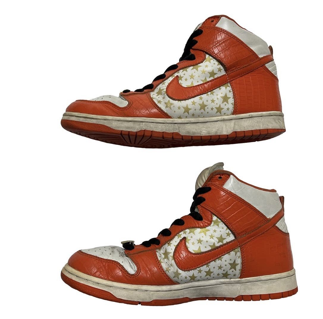 Nike × Supreme Supreme x Nike Dunk 2003 High Pro SB ‘Orange Stars’ SAMPLE Size US 10 / EU 43 - 9 Thumbnail