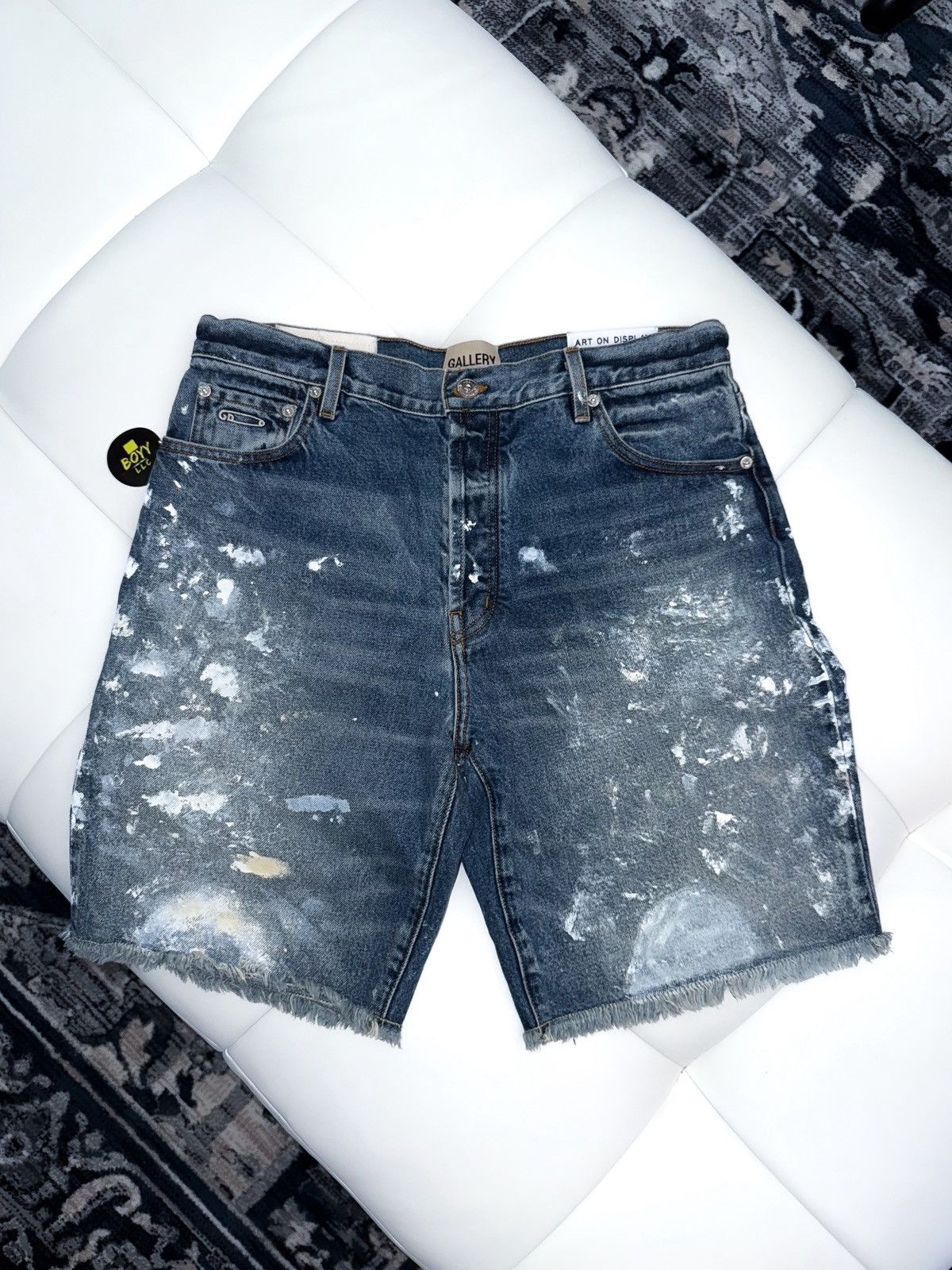 Gallery Dept. GALLERY DEPT PAINT SPLATTER DENIM SHORTS Size US 36 / EU 52 - 1 Thumbnail