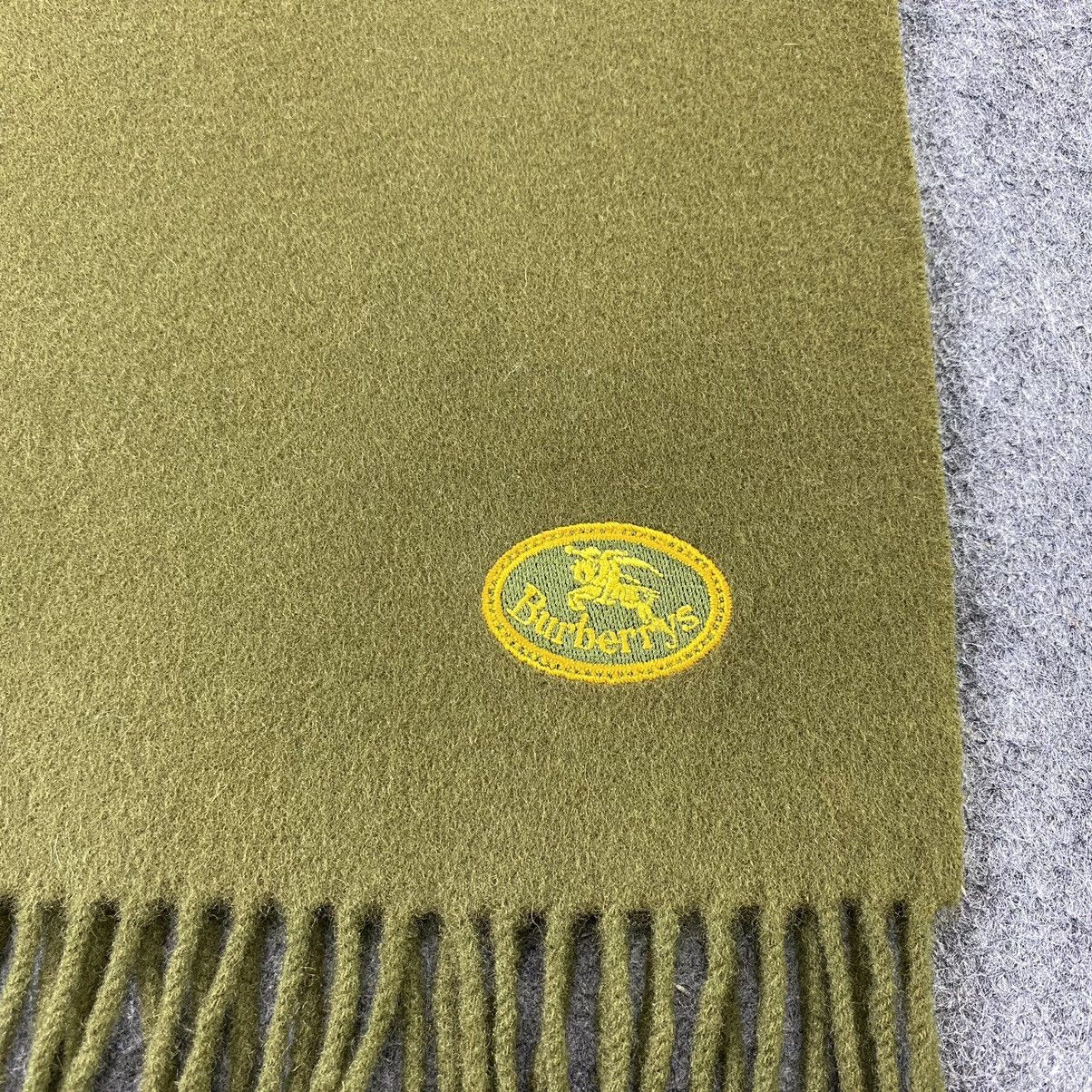 Burberry × Vintage Burberry Wool Muffler / Scarf / Neckwear - T1349 Size ONE SIZE - 5 Thumbnail