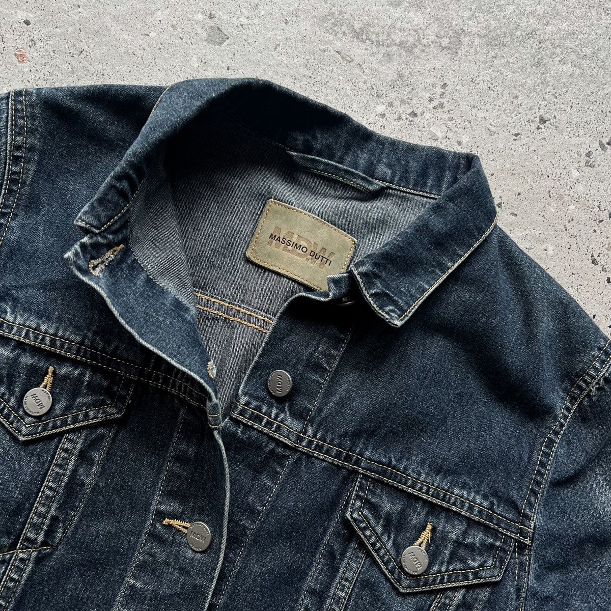 Massimo Dutti × Vintage Massimo Dutti Men’s Vintage Blue Long Sleeve Denim Jacket Size US S / EU 44-46 / 1 - 5 Thumbnail