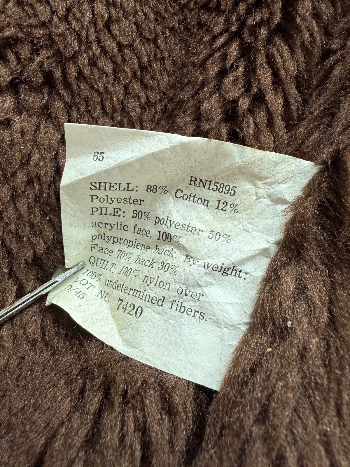 Vintage Vintage 70s Sears Outerwear Corduroy Faux Fur Coat Size US L / EU 52-54 / 3 - 3 Thumbnail