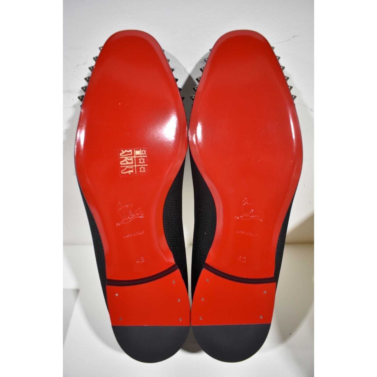 Christian Louboutin Christian Louboutin Black Spike Oxford Dress Loafer 43 10 Size US 10 / EU 43 - 12 Thumbnail
