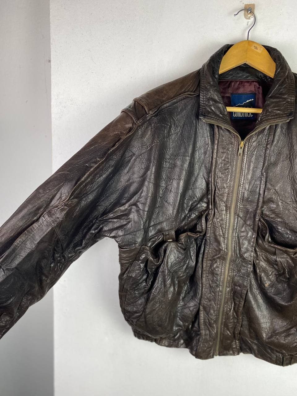 Robert Comstock × Vintage vintage robert comstock leather jacket nice design Size US XXL / EU 58 / 5 - 4 Thumbnail