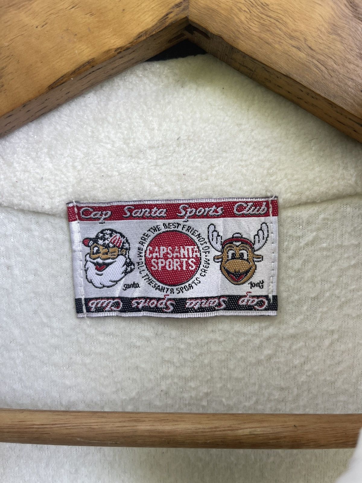 Japanese Brand Vintage Cap Santa Sports Club Fleece Jacket Size US L / EU 52-54 / 3 - 11 Thumbnail