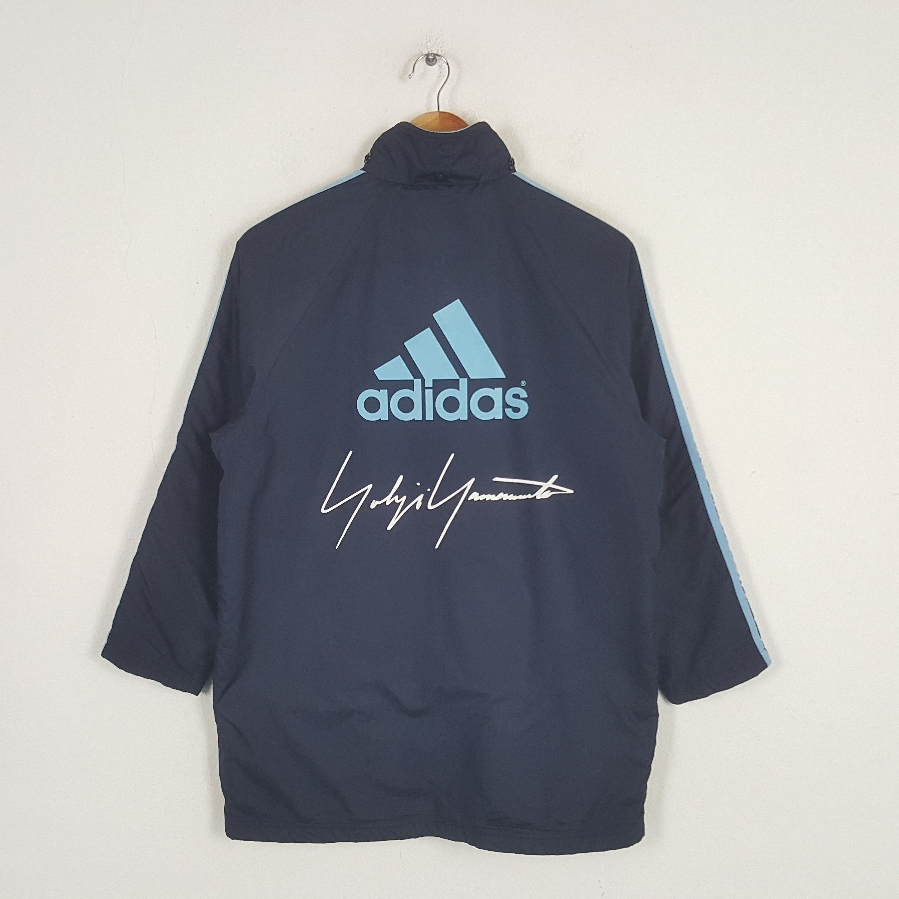 Adidas × Vintage × Yohji Yamamoto Vintage Adidas X Yohji Yamamoto Japan Custom Jacket C281N12 Size US M / EU 48-50 / 2 - 1 Thumbnail