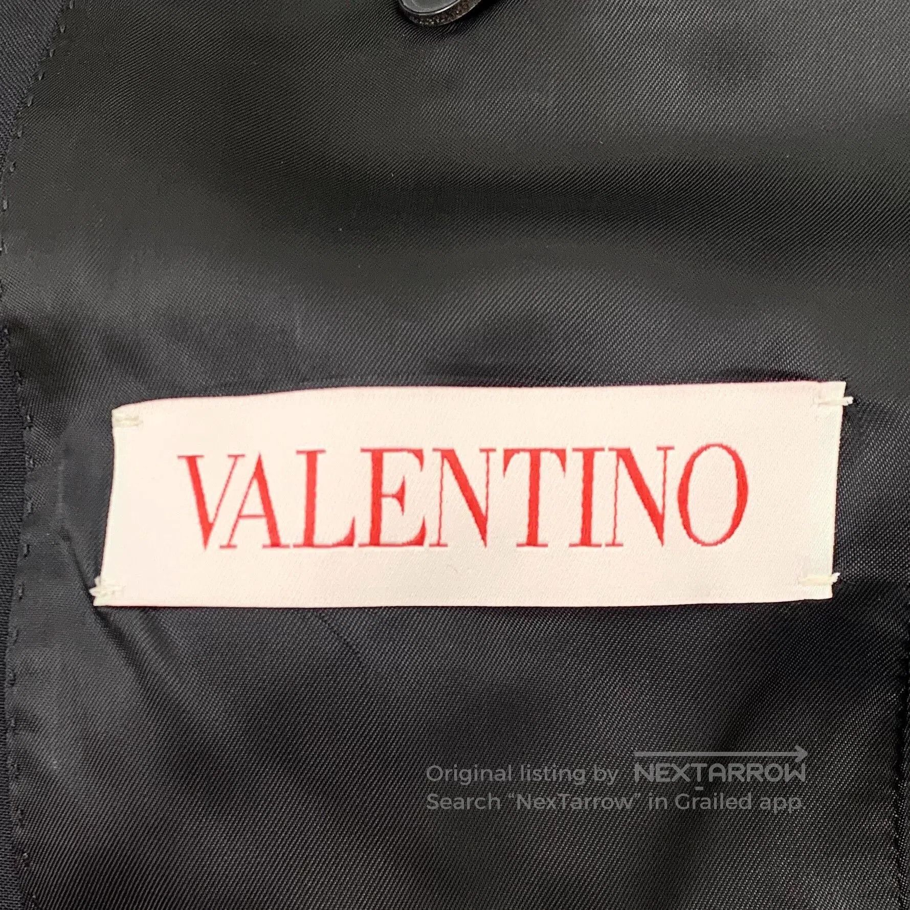 Valentino Valentino Black Collared Long-Sleeve Blazer. Size US S / EU 44-46 / 1 - 6 Thumbnail