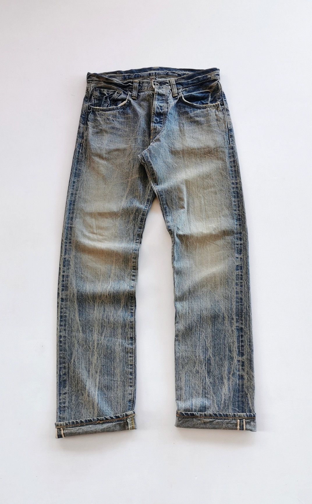 Edwin Rustic Vintage Edwin 505BXX Selvedge Denim Jeans Size US 31 - 1 Thumbnail