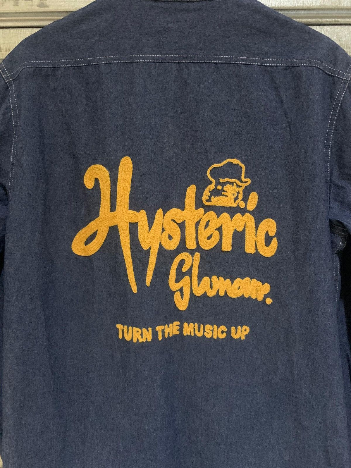Hysteric Glamour HYSTERIC GLAMOUR CHAINSTITCH EMBROIDERY LOGO Size US XL / EU 56 / 4 - 10 Thumbnail