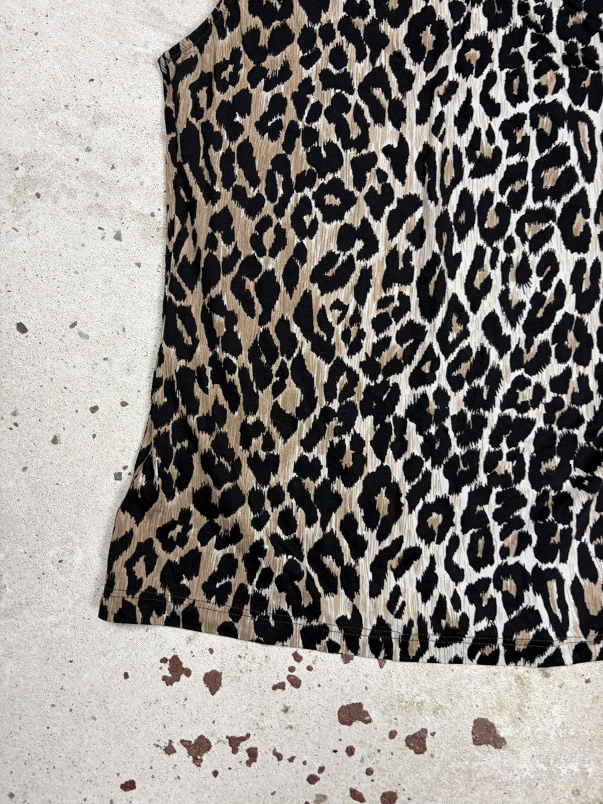 Dolce & Gabbana Vintage 2000s Dolce & Gabbana Underwear Leopard Print Tank Size S / US 4 / IT 40 - 14 Thumbnail