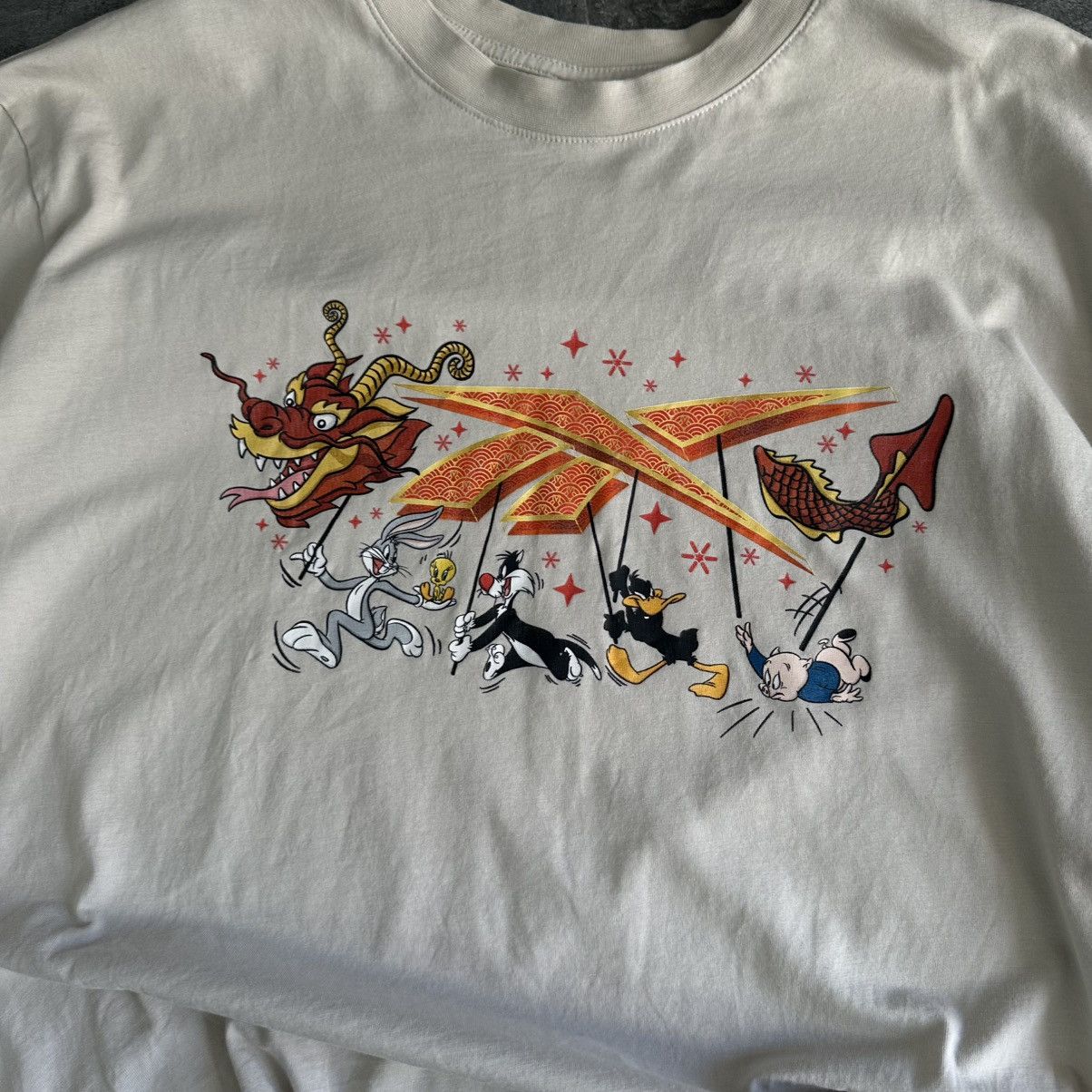Cartoon Network × Reebok × Vintage Vintage Looney Tunes & Reebok T-shirts Big Logo Japan Y2K Size US XXL / EU 58 / 5 - 7 Thumbnail