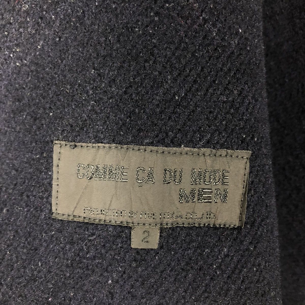 Comme Ca Ism 🔥Rich Black - Long Fly Coats Wool Jacket Comme Ca Ism Size US M / EU 48-50 / 2 - 16 Thumbnail