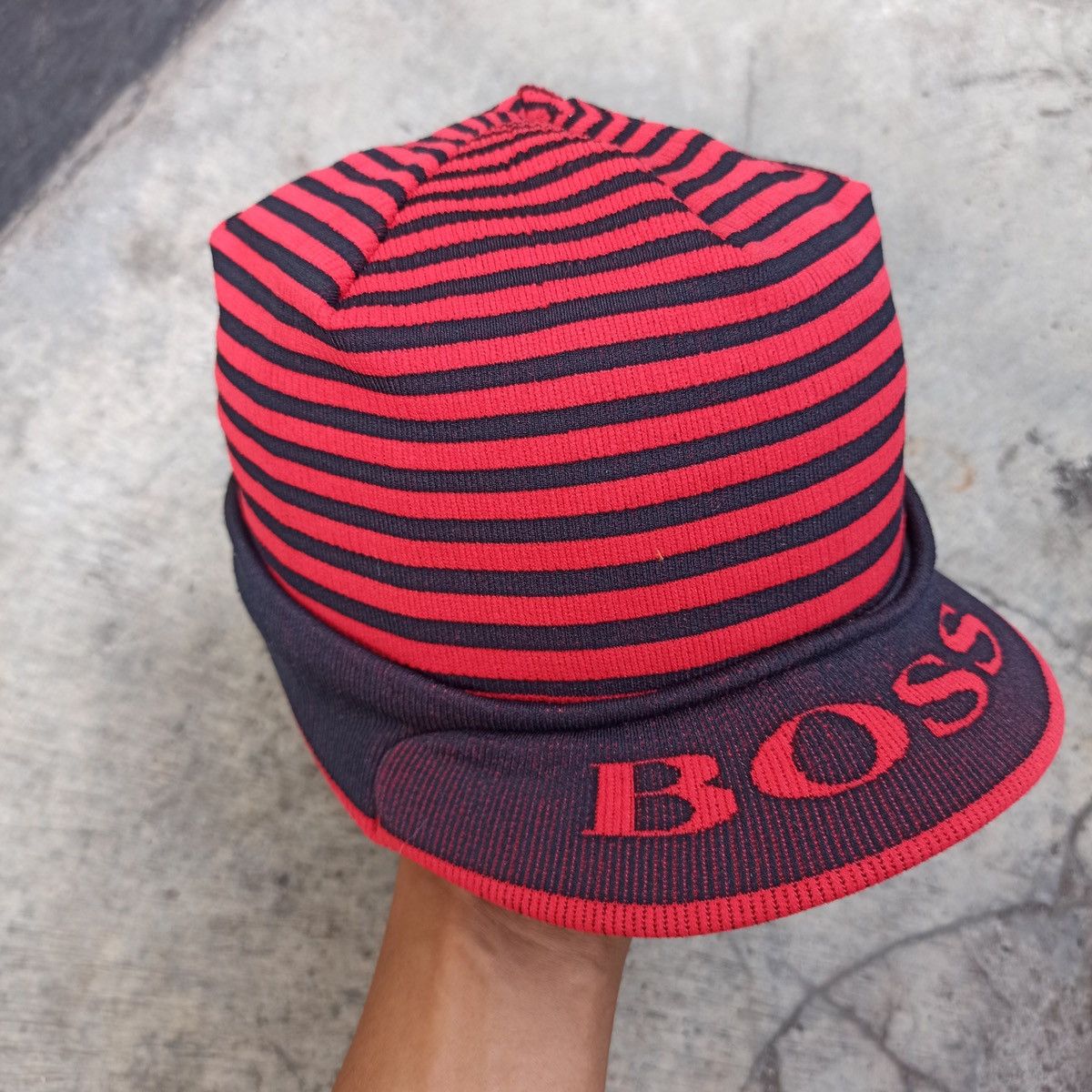Hugo Boss × Solid and Striped Hugo boss outdoor beanie with visor Size ONE SIZE - 7 Thumbnail