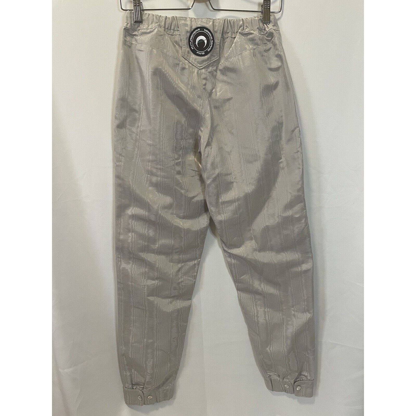Marine Serre FW19 Marine Serre Radiation Space Grey Moire Trousers Size S Size US 32 / EU 48 - 2 Thumbnail