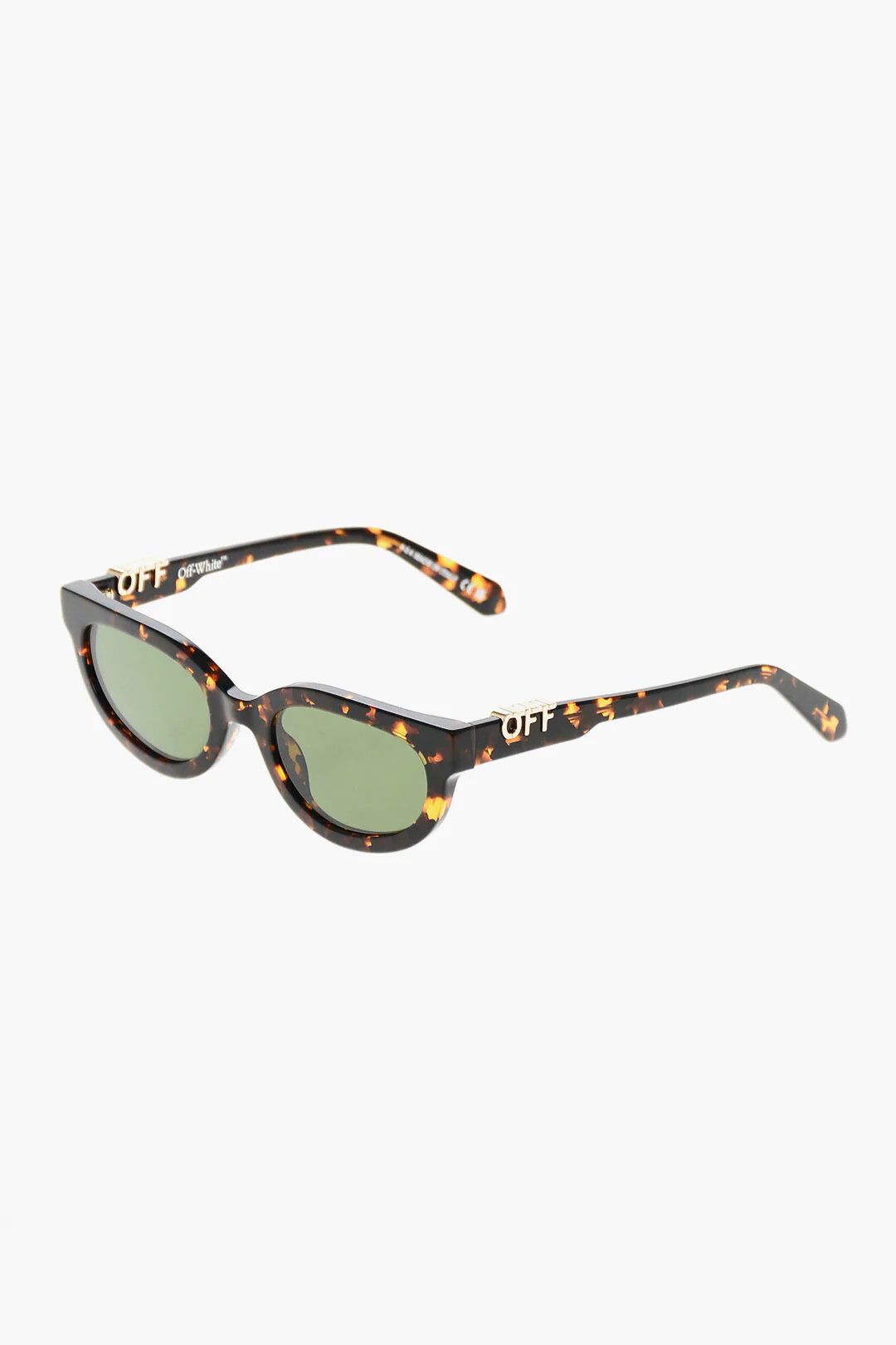 Off-White og1mm0426 Size: OS/Oval Tortoiseshell Sunglasses Brown&Green Size ONE SIZE - 2 Thumbnail