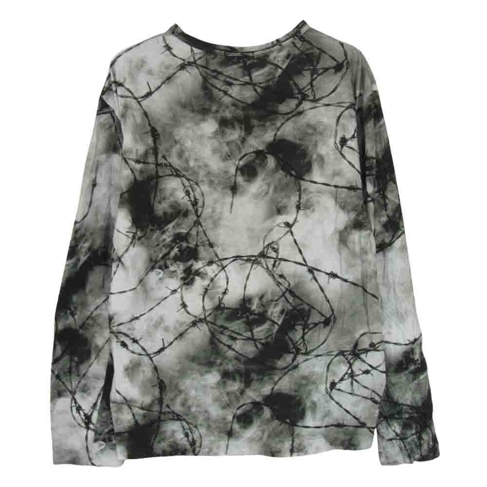 Comme des Garcons Homme Plus T-Shirts Barbed Wire All-Over Print Long Sleeve Black Size US L / EU 52-54 / 3 - 2 Thumbnail