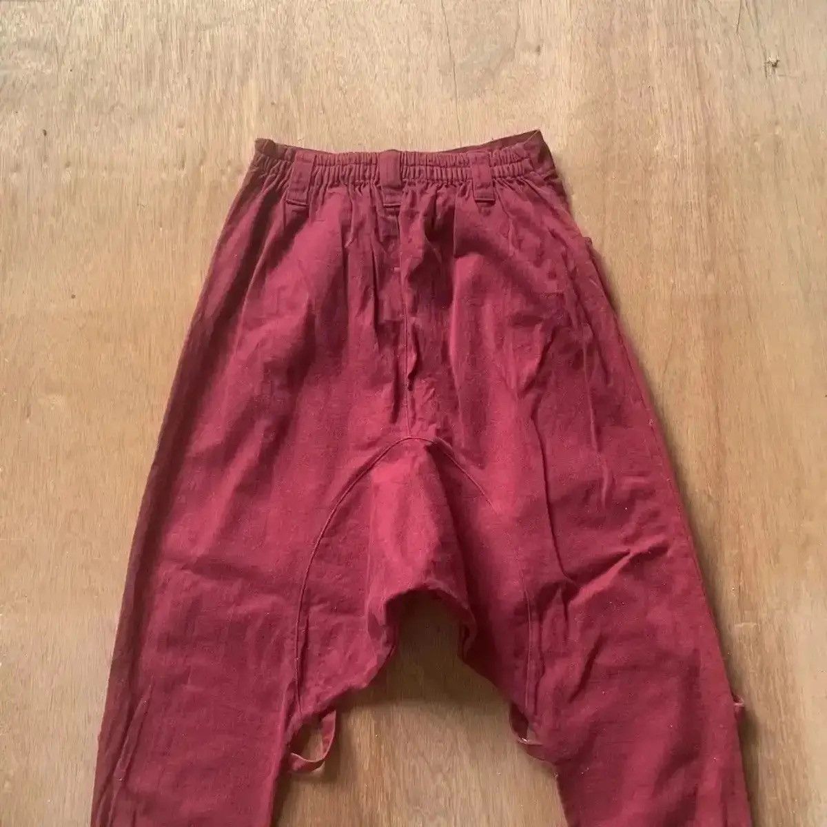 Blue Blue Japan × Fruit Of The Loom ⚡️ FLASH SALE⚡️SPRING WAIST DROP CROTCH PANTS BLANK JAPANESE Size US 29 - 7 Thumbnail
