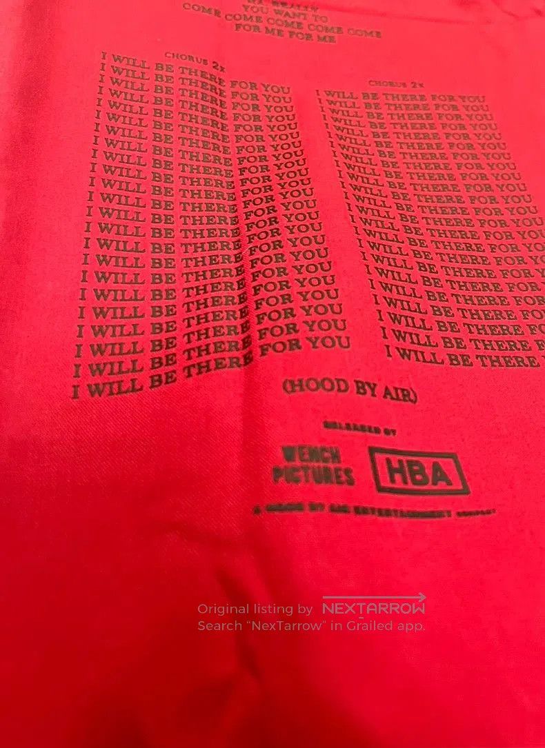 Hood By Air Hood By Air Uncommon Lyrics Shirt. Size US M / EU 48-50 / 2 - 2 Thumbnail