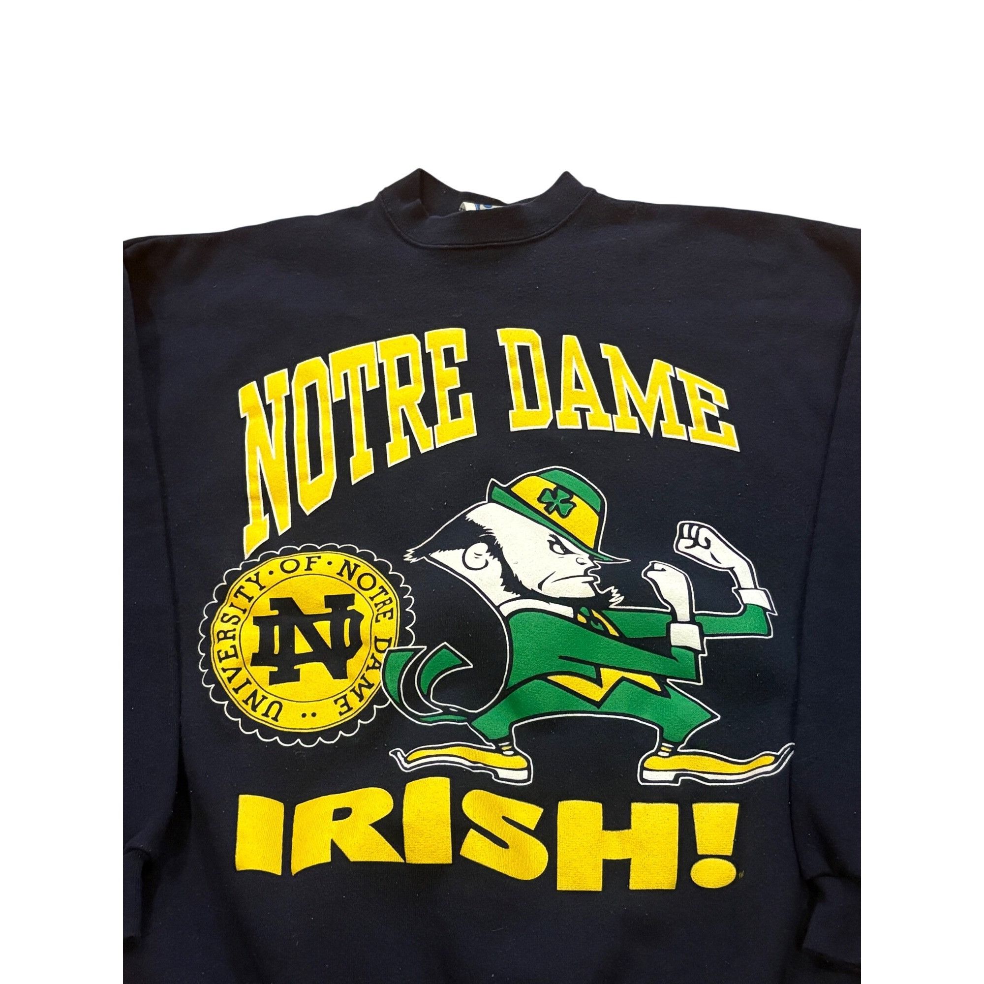 Other Vintage 90s Notre Dame Fighting Irish Crewneck Sweatshirt Eb Size US XL / EU 56 / 4 - 5 Thumbnail