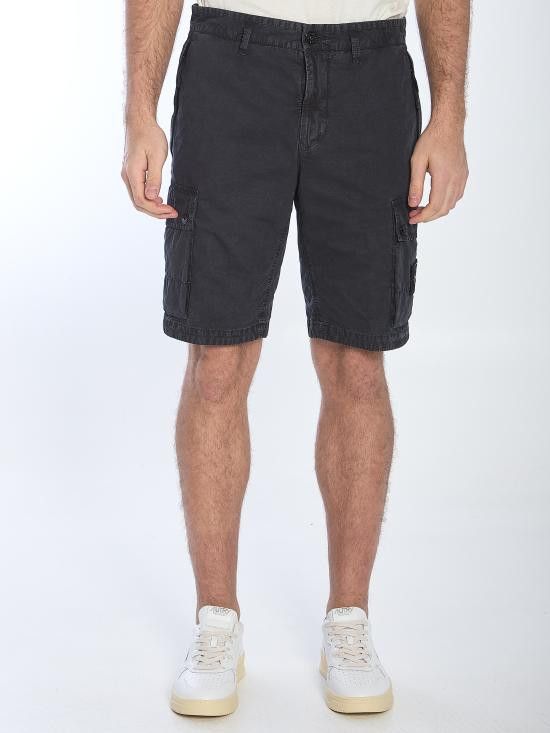 STONE ISLAND Men Shorts K1S15L100011 BLACK