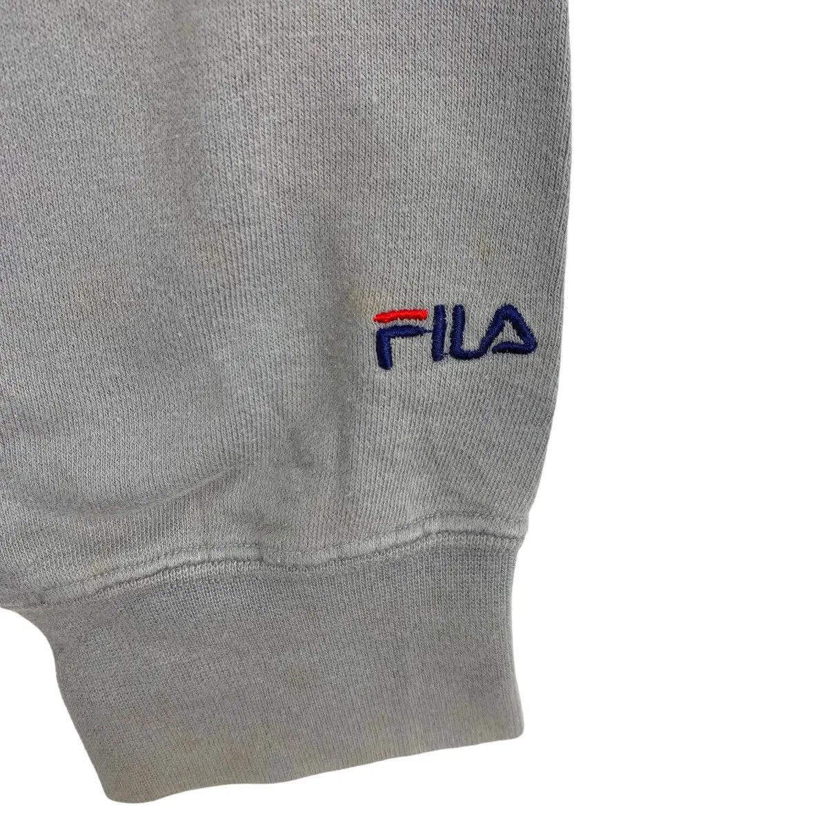 Fila Vtg FILA BIELLA ITALIA Sportiva Embroidered Grey Sweatshirt Size XL / US 12-14 / IT 48-50 - 7 Thumbnail