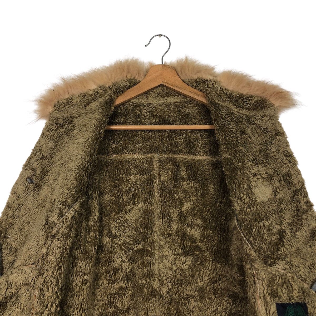 Japanese Brand Vintage Bignami Italy Shearling Patchwork Moto Jacket Size M / US 6-8 / IT 42-44 - 20 Thumbnail