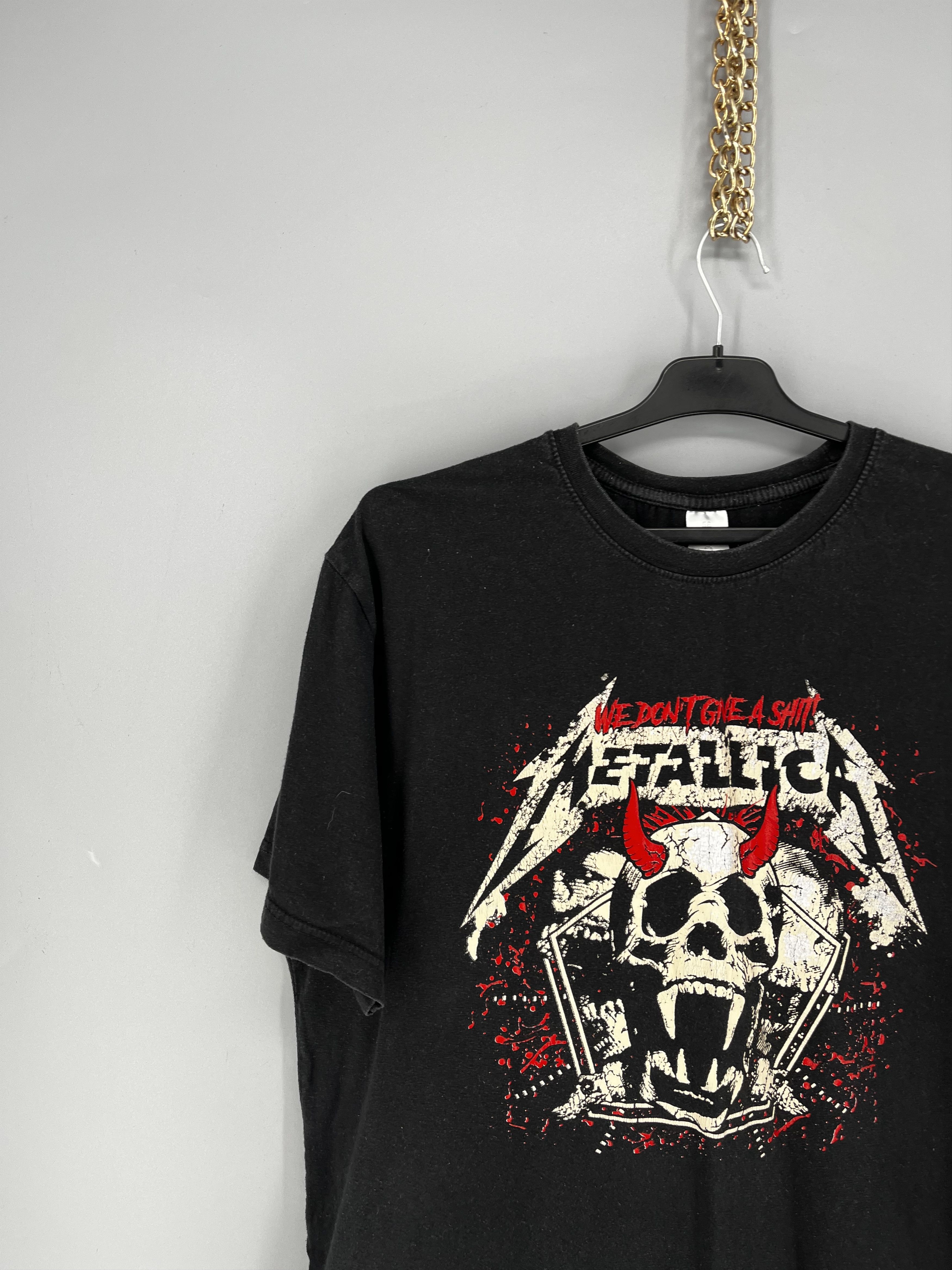 Band Tees Vintage 90s Y2K Metallica Horror Faded Band Rock Streetwear Size US L / EU 52-54 / 3 - 4 Thumbnail